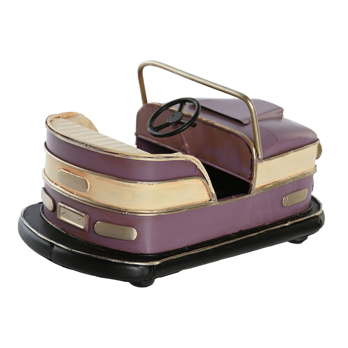 Figura Decorativa DKD Home Decor Azul Rosa Lila Vintage 19,5 x 11 x 9,5 cm (3 Unidades) 2 S3044485_1