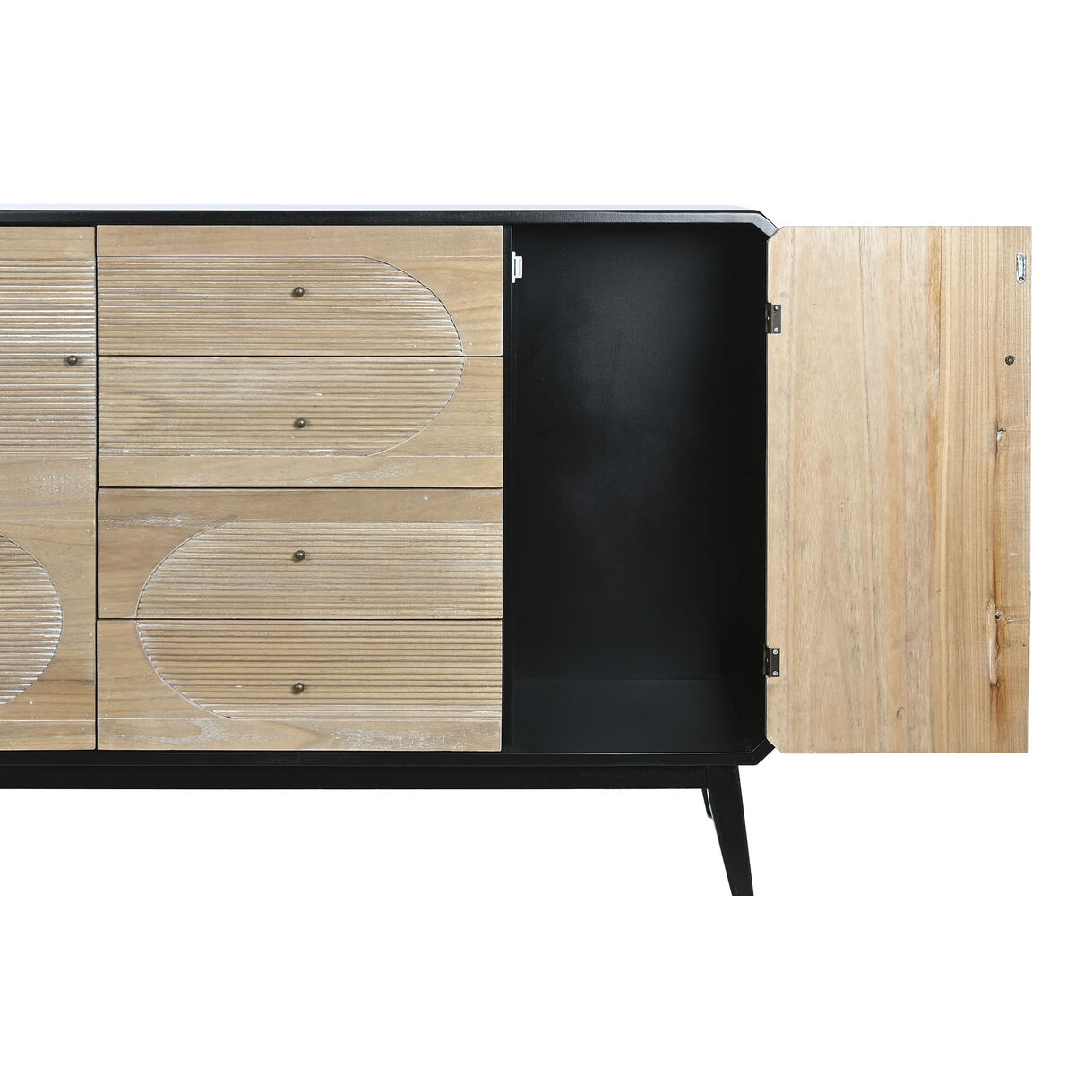 Aparador DKD Home Decor Negro Madera 120 x 40 x 90 cm 7 S3044036_6