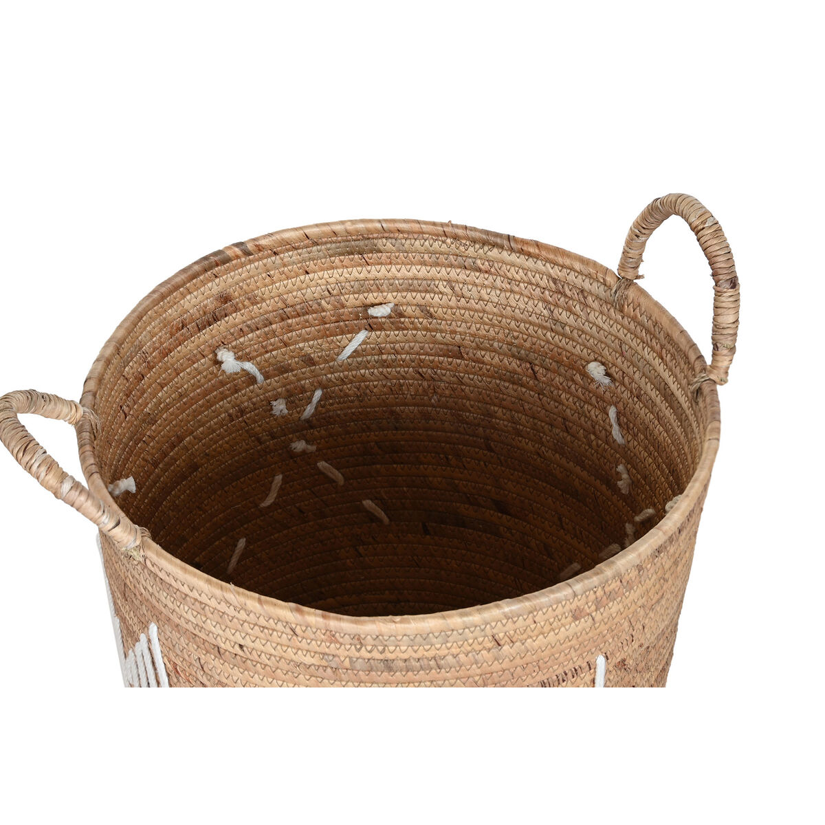 Juego de Cestas DKD Home Decor Blanco Natural Cuerda Hierba marina (3 Piezas) 4 S3042935_3