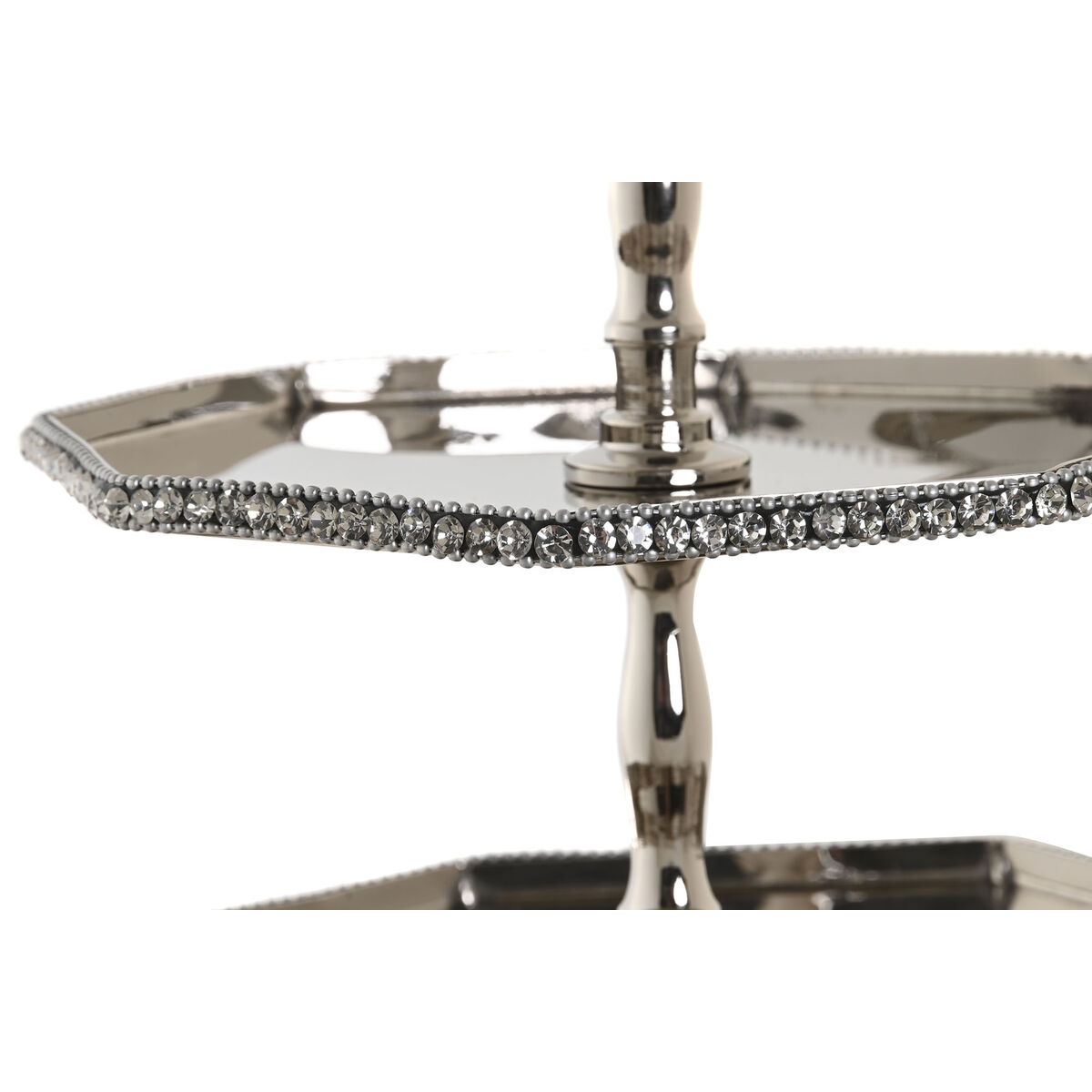 Centro de Mesa DKD Home Decor Plateado Acrílico Aluminio 23 x 23 x 22 cm 2 S3042742_1