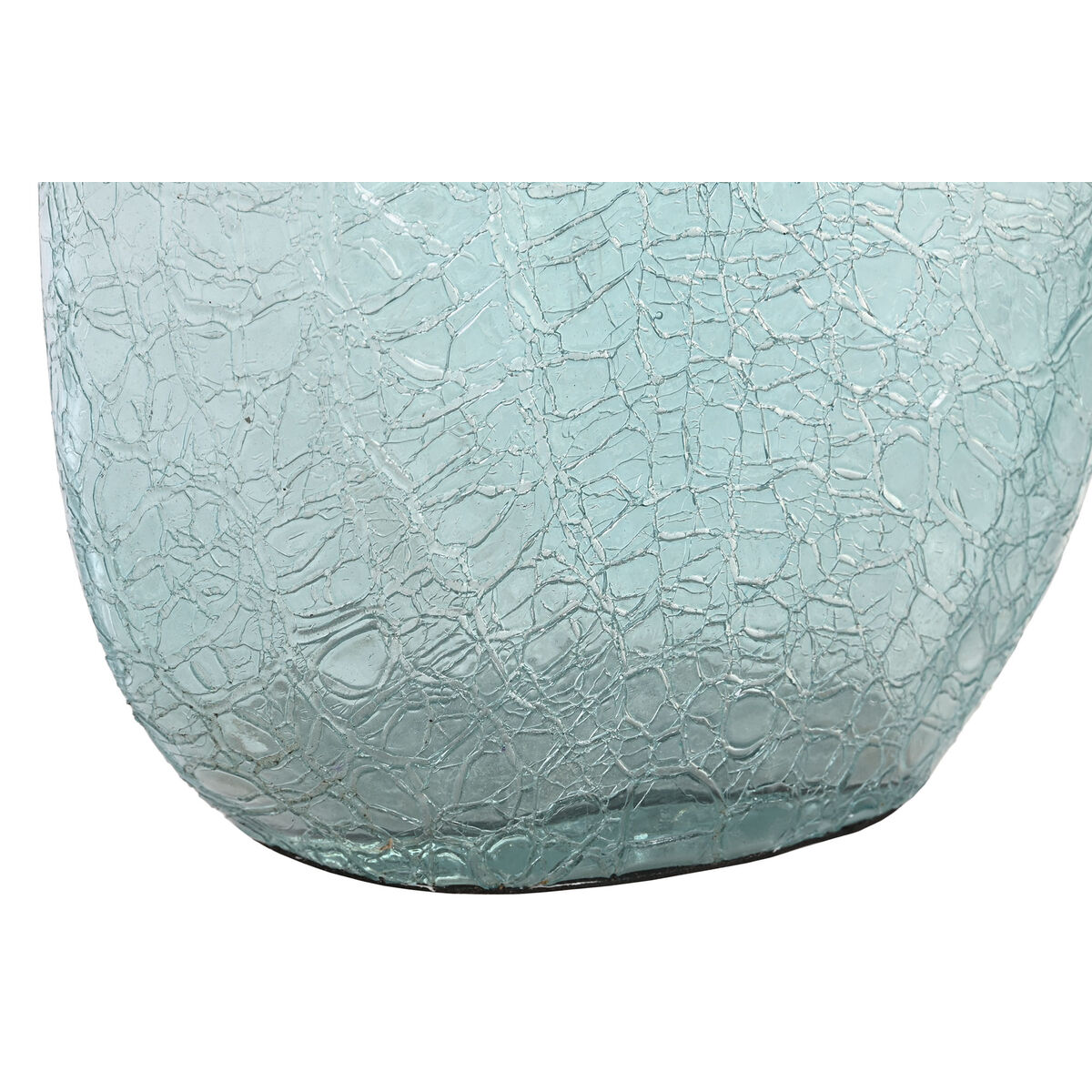 Jarrón DKD Home Decor Azul Aluminio Cristal Concha Mediterráneo 9 x 17 x 43 cm 3 S3043553_2