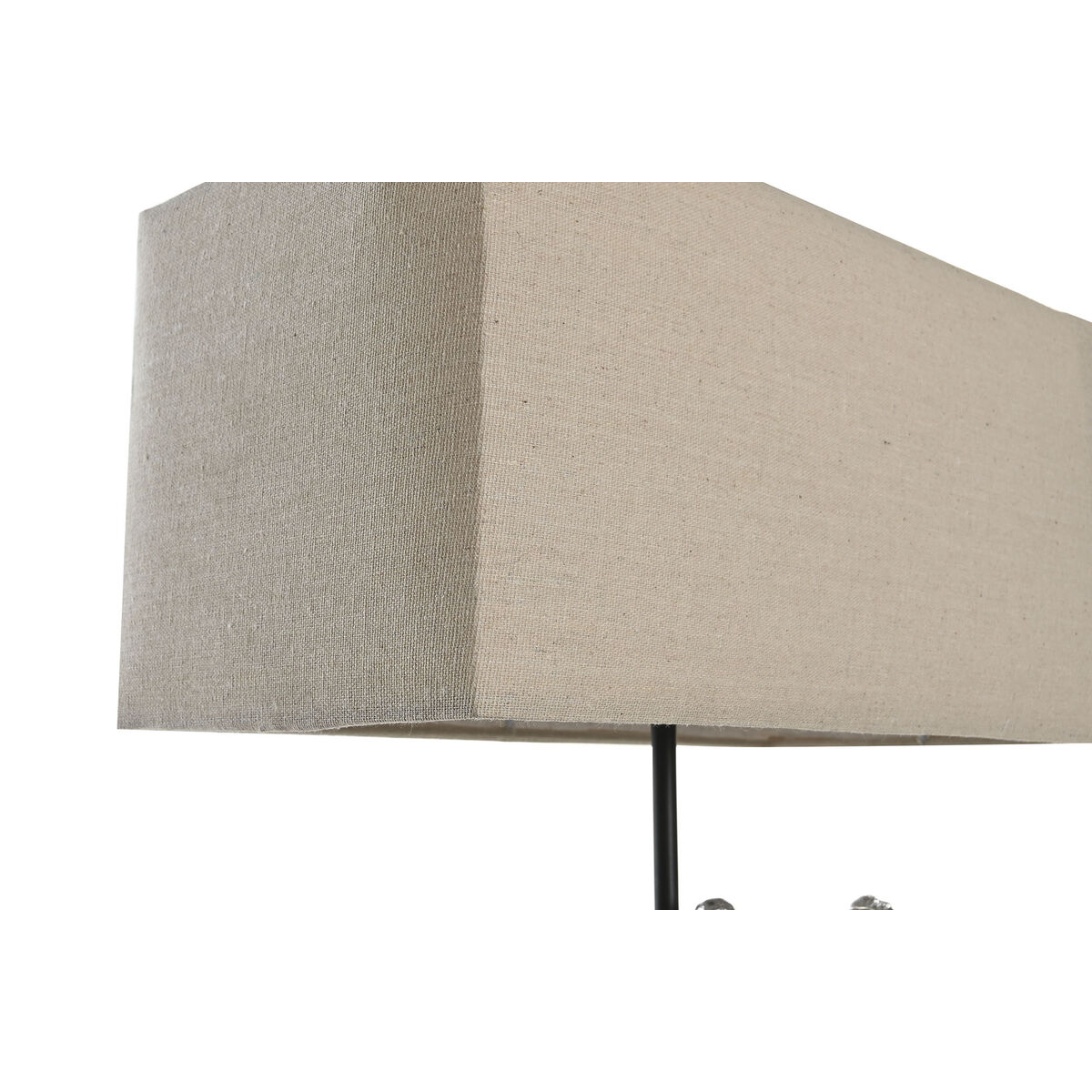 Lámpara de mesa DKD Home Decor 36 x 21,5 x 43 cm Plateado Beige Metal Resina 220 V 50 W 3 S3043642_2