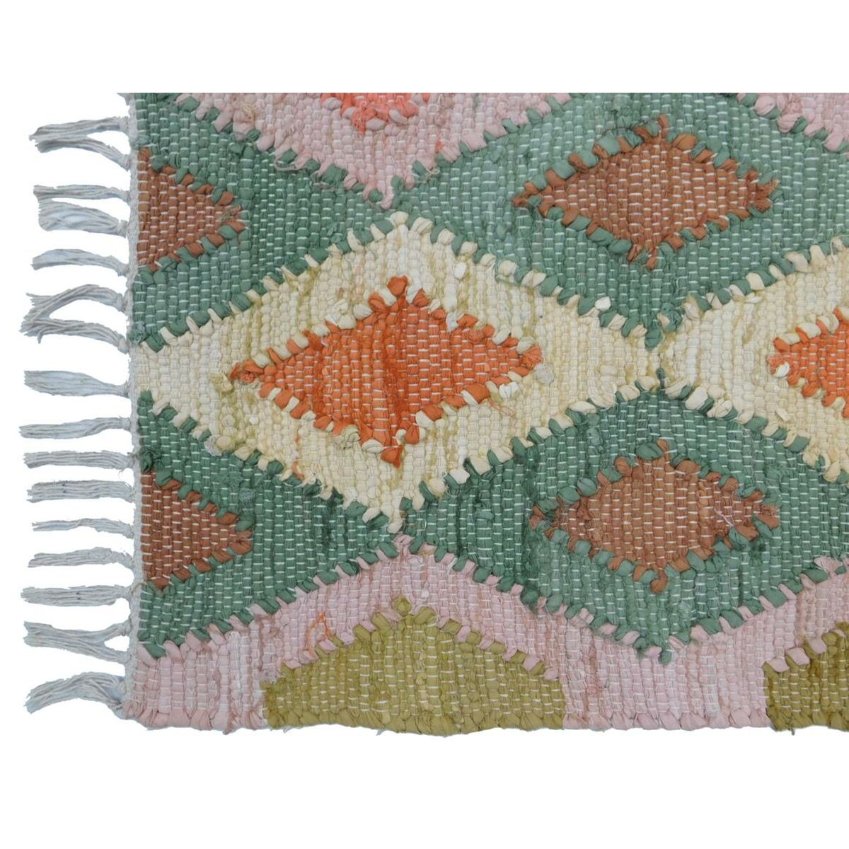 Alfombra DKD Home Decor Gris Amarillo Multicolor Rombos 160 x 230 x 1 cm 1 S3045097_0