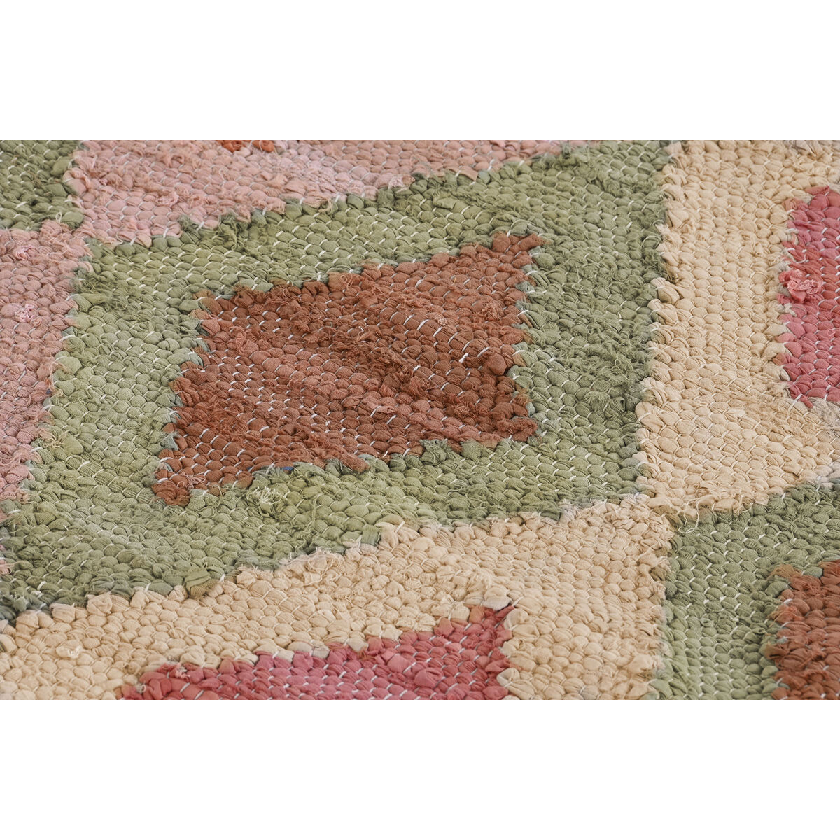 Alfombra DKD Home Decor Gris Amarillo Multicolor Rombos 160 x 230 x 1 cm 2 S3045097_1