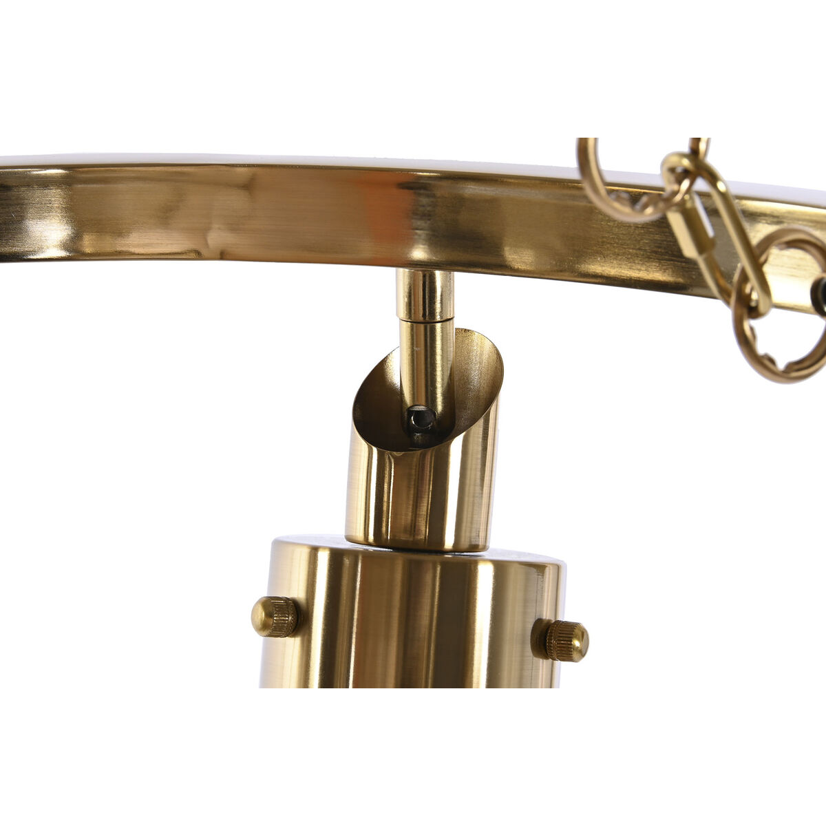 Lámpara de Techo DKD Home Decor 66 x 66 x 60 cm Cristal Dorado Metal 40 W 5 S3043649_4