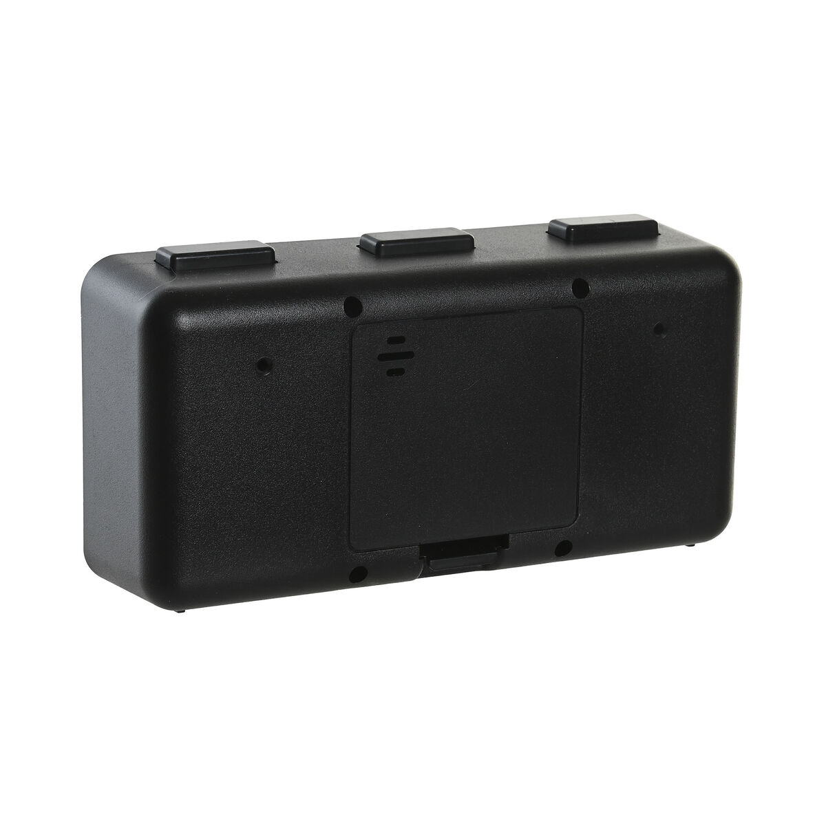 Reloj Despertador DKD Home Decor Blanco Negro PVC 17 x 5 x 9 cm (2 Unidades) 3 S3044971_2