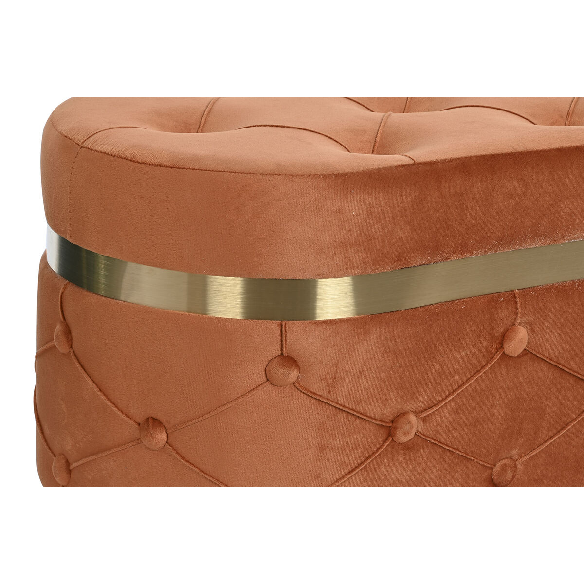 Banqueta DKD Home Decor Verde Naranja Dorado Madera MDF 80 x 47 x 43 cm (2 Unidades) 2 S3044380_1