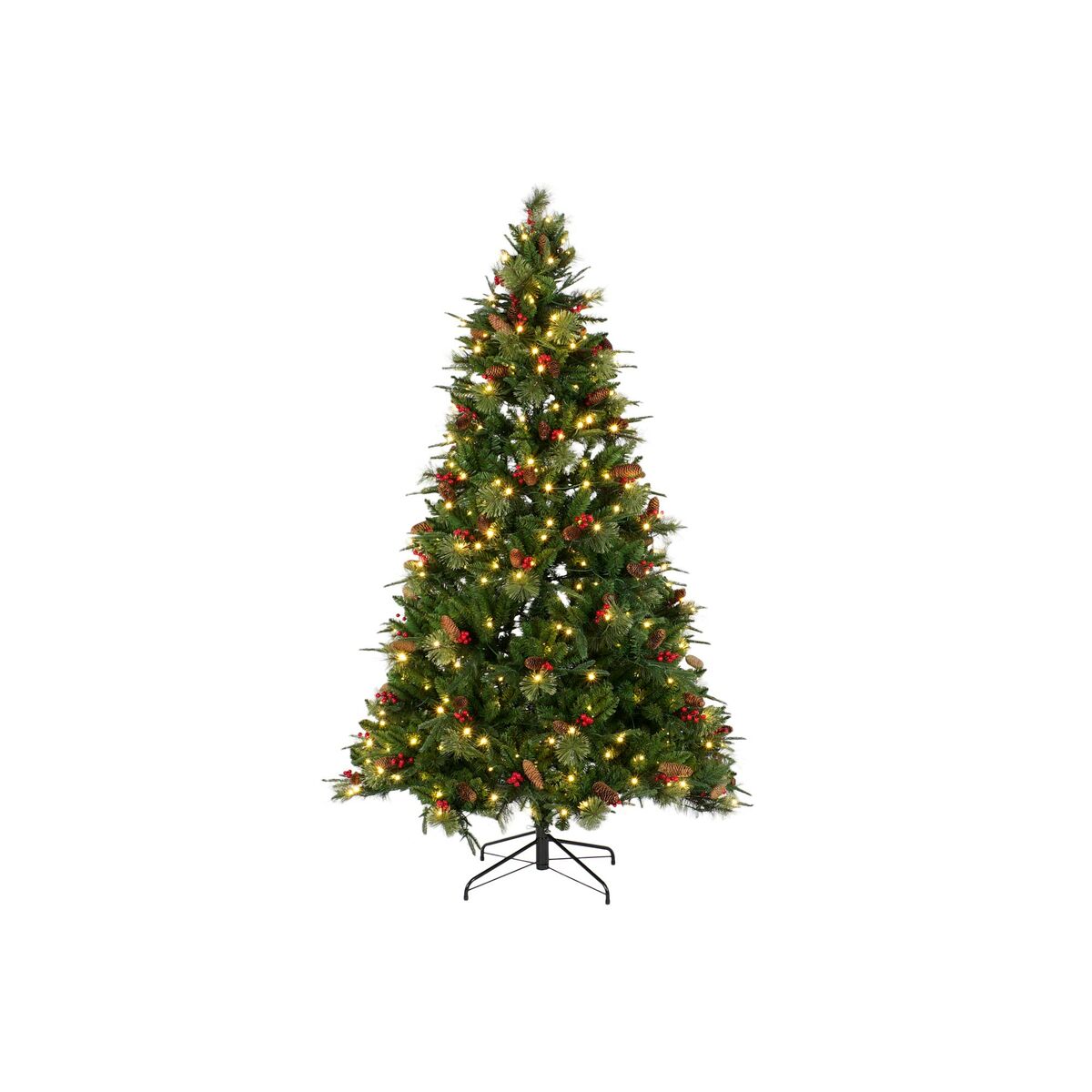 Árbol de Navidad DKD Home Decor Rojo Verde Polietileno 100 x 100 x 180 cm 6 S3052356_5