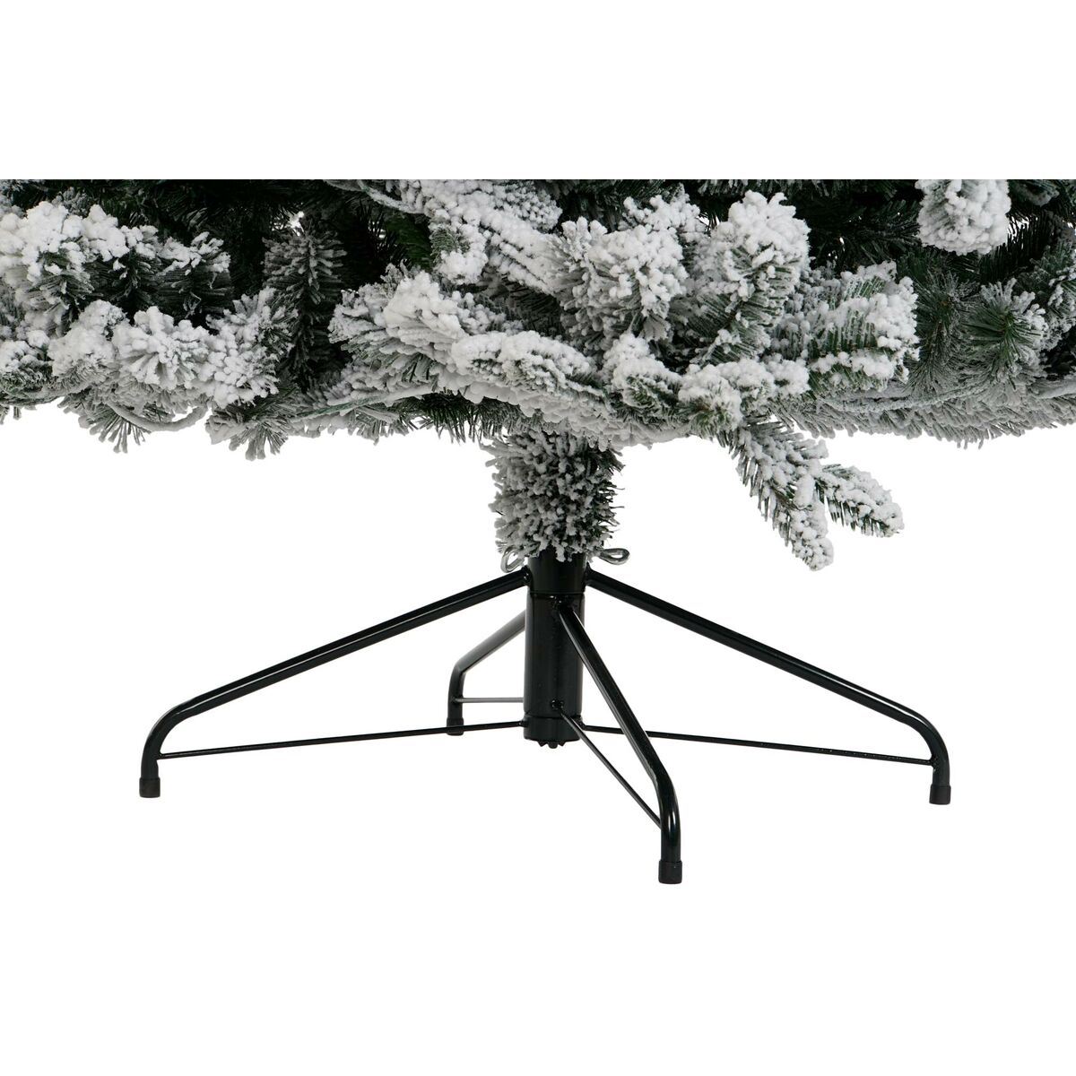 Árbol de Navidad DKD Home Decor Blanco Verde Polietileno Nevado 140 x 140 x 210 cm 2 S3052358_1