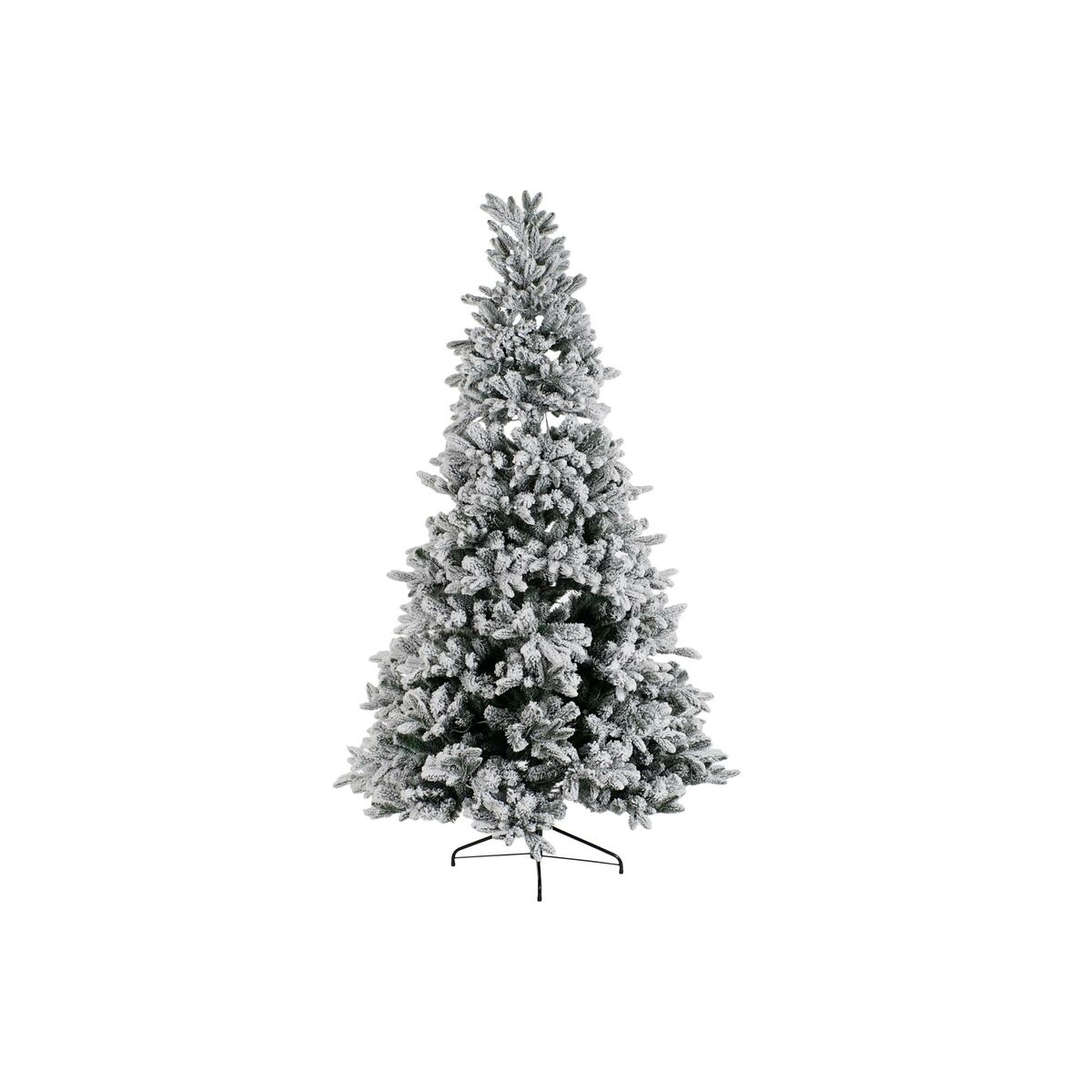 Árbol de Navidad DKD Home Decor Blanco Verde Polietileno Nevado 140 x 140 x 210 cm 1 S3052358_0