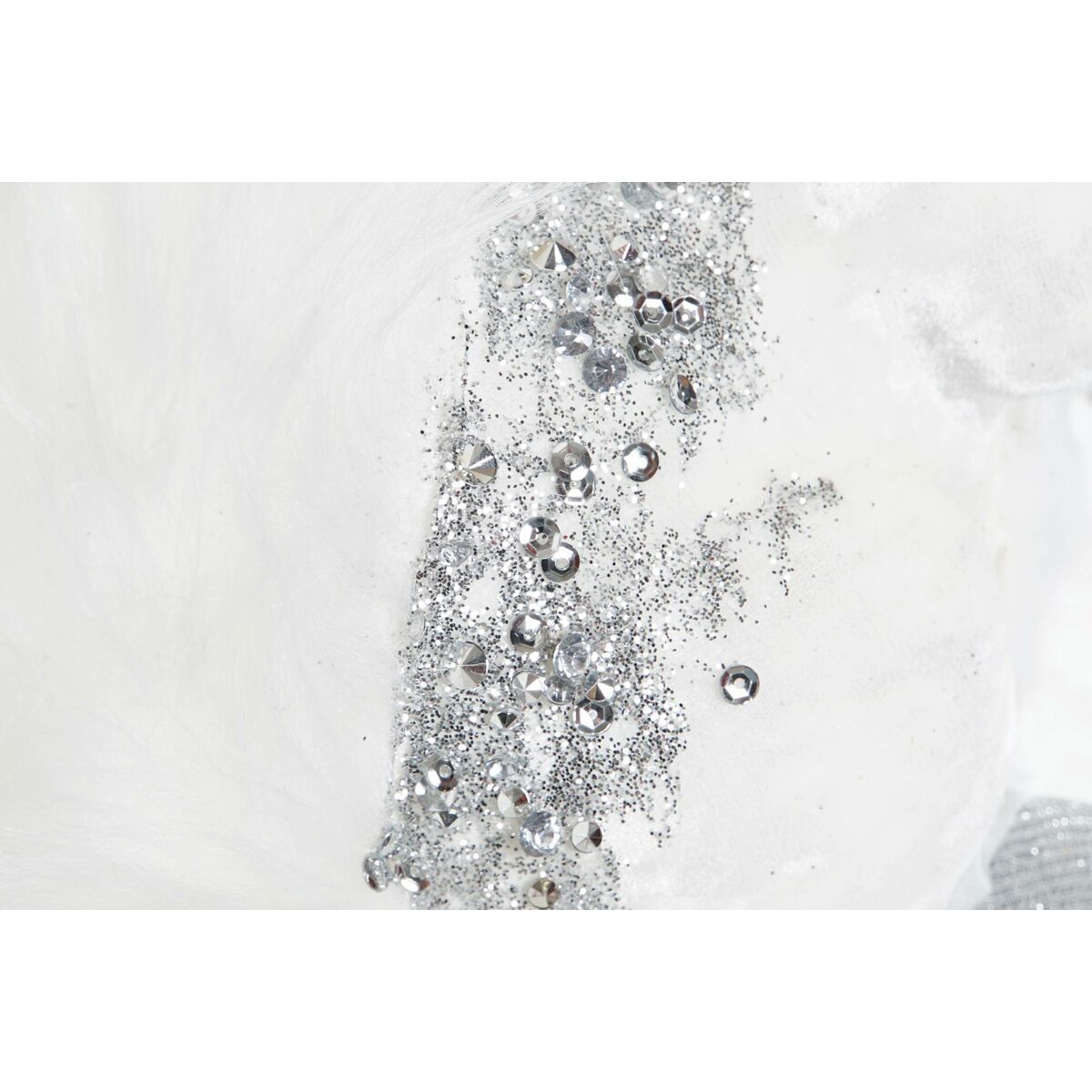 Adorno Navideño DKD Home Decor Blanco Ardilla 22 x 11 x 22 cm (2 Unidades) 3 S3052448_2