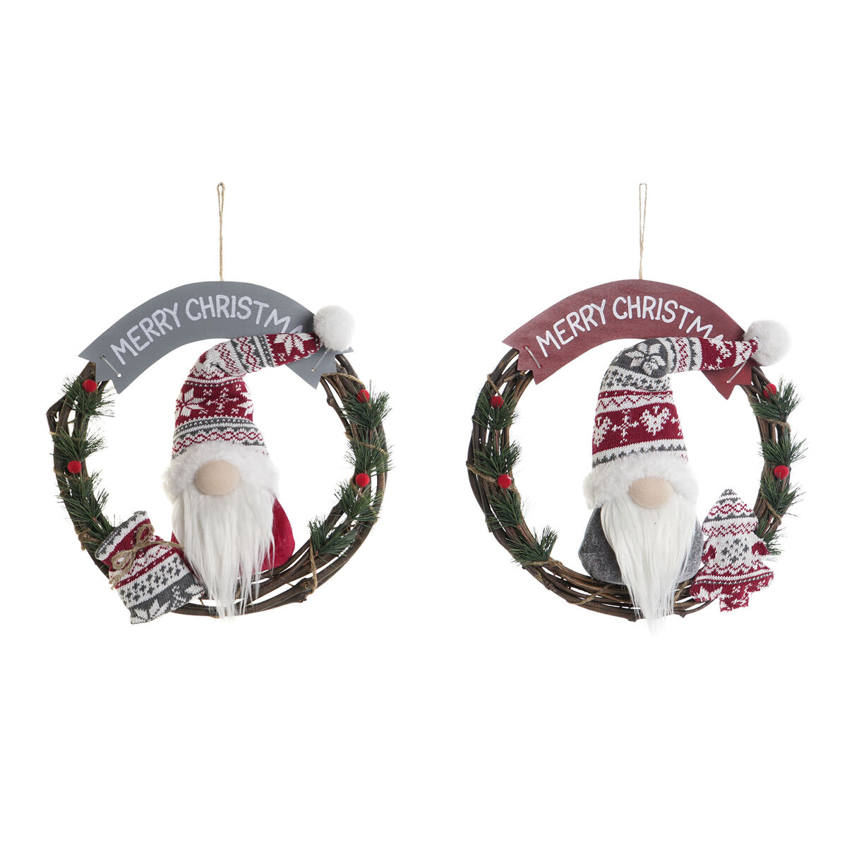 Decoración Colgante DKD Home Decor Multicolor 35 x 9 x 35 cm (2 Unidades) 1 S3052015_0