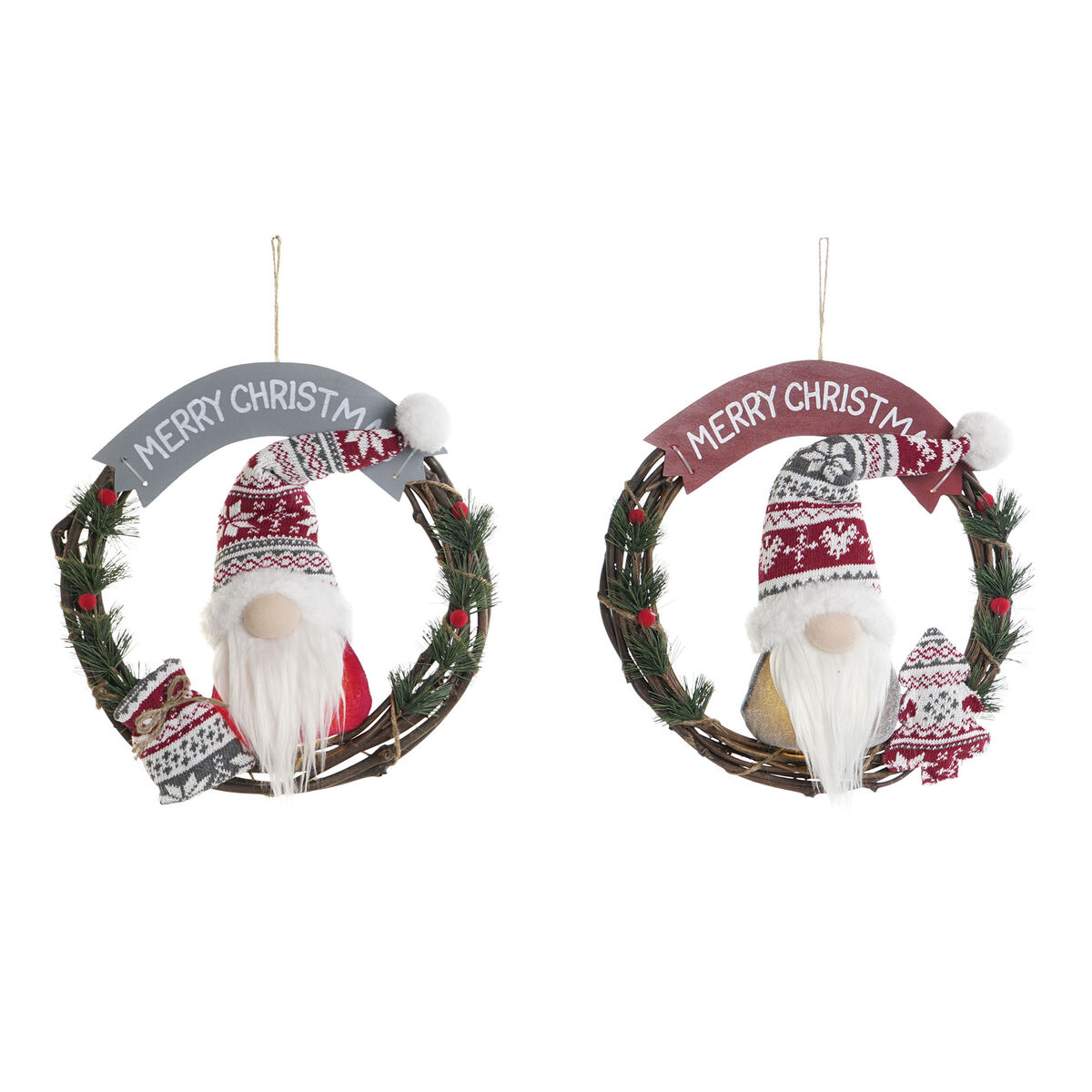 Decoración Colgante DKD Home Decor Multicolor 35 x 9 x 35 cm (2 Unidades) 4 S3052015_3