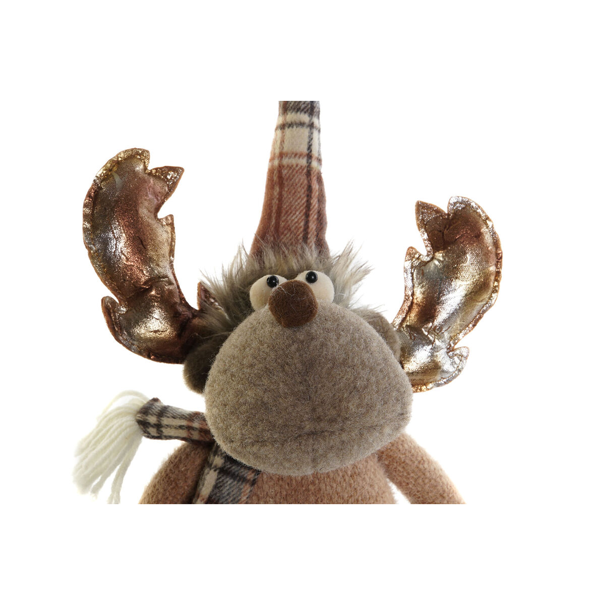 Adorno Navideño DKD Home Decor Marrón Reno 18 x 17 x 48 cm (2 Unidades) 3 S3052019_2