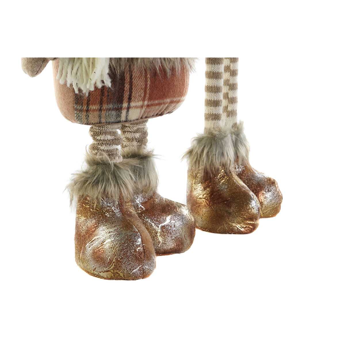 Adorno Navideño DKD Home Decor Marrón Reno 18 x 17 x 48 cm (2 Unidades) 4 S3052019_3