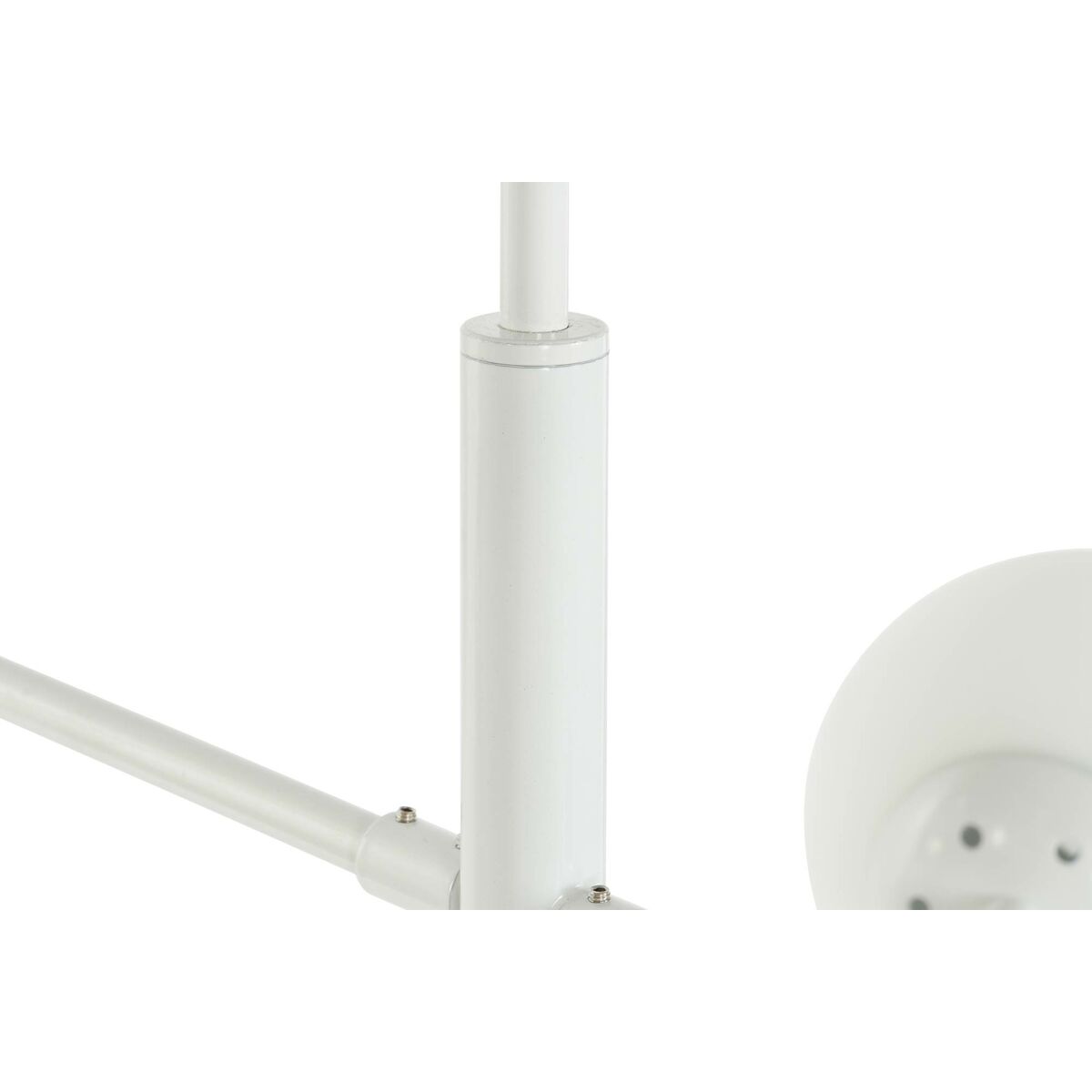 Lámpara de Techo DKD Home Decor 96 x 73 x 50 cm Cristal Metal Blanco 50 W 2 S3052595_1