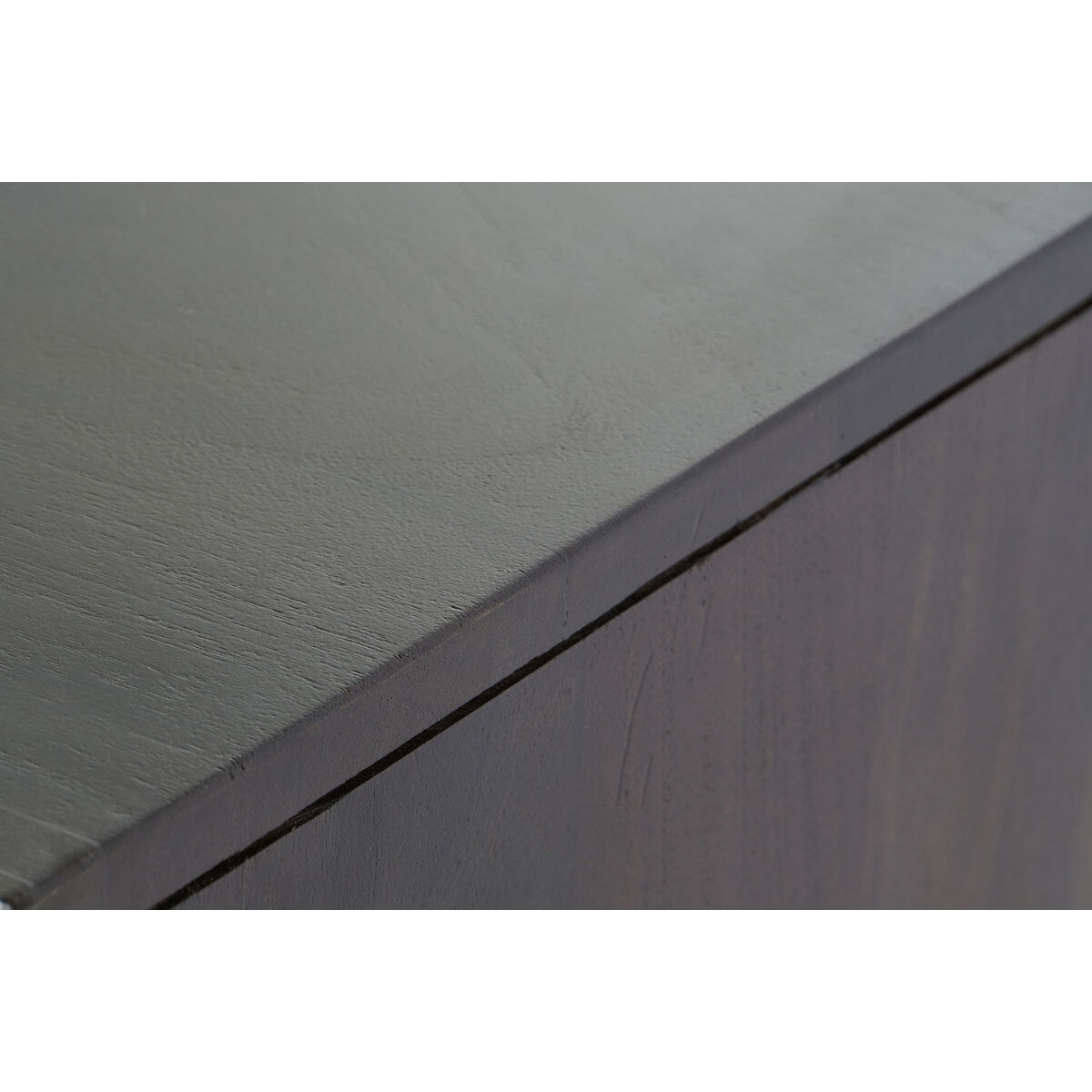 Mueble de TV DKD Home Decor 140 x 40 x 55 cm Negro Metal Acacia 8 S3052669_7