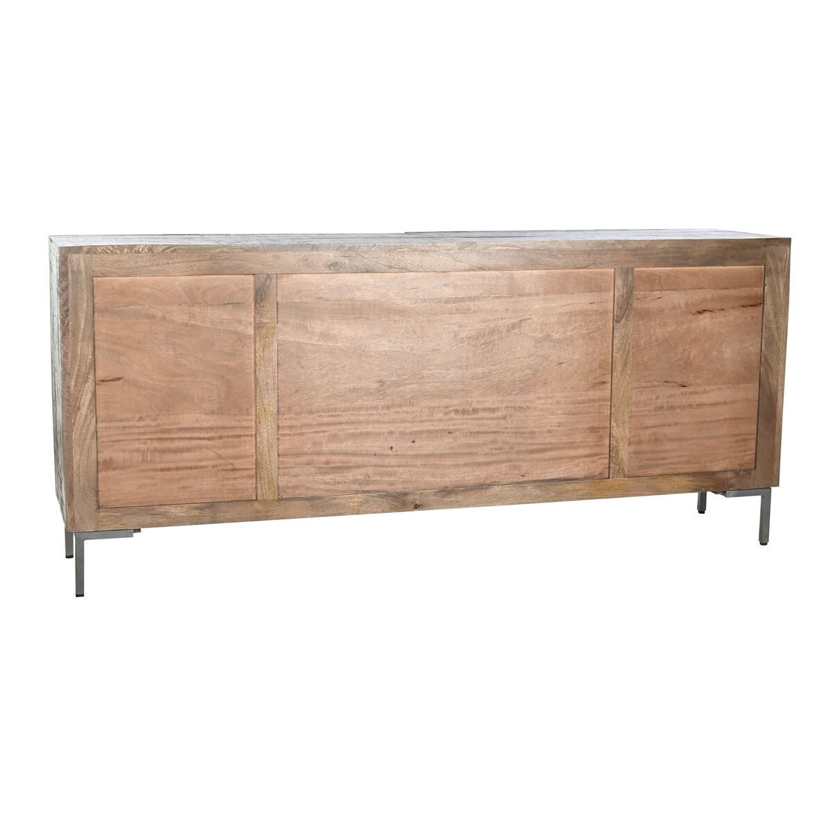 Aparador DKD Home Decor Marrón oscuro Gris oscuro Metal Madera de mango 180 x 40 x 80 cm 2 S3052676_1