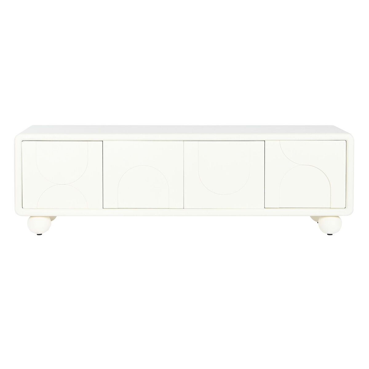 Mueble de TV DKD Home Decor Blanco Madera MDF 160 x 37 x 50 cm 5 S3053050_4
