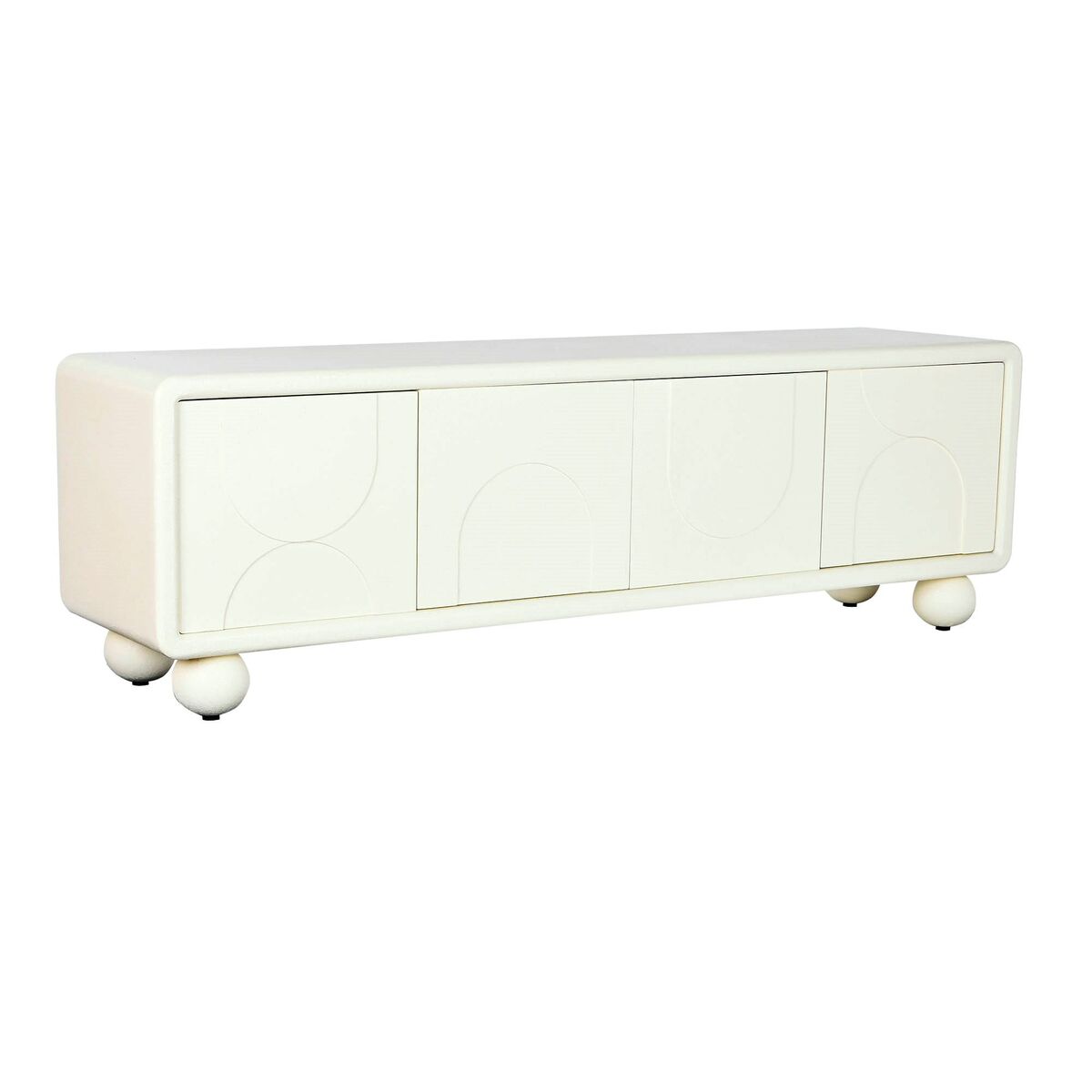 Mueble de TV DKD Home Decor Blanco Madera MDF 160 x 37 x 50 cm 1 S3053050_0