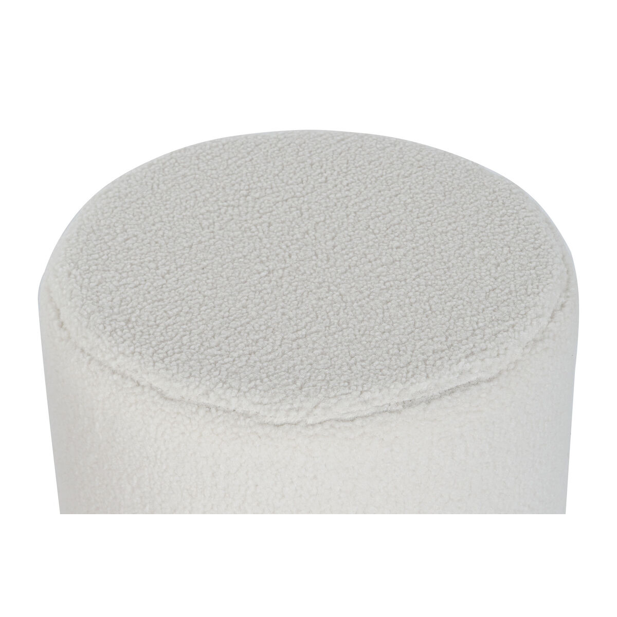 Reposapiés DKD Home Decor Blanco Negro Poliéster Madera MDF Scandi 60 x 60 x 45 cm (3 Unidades) 2 S3053884_1