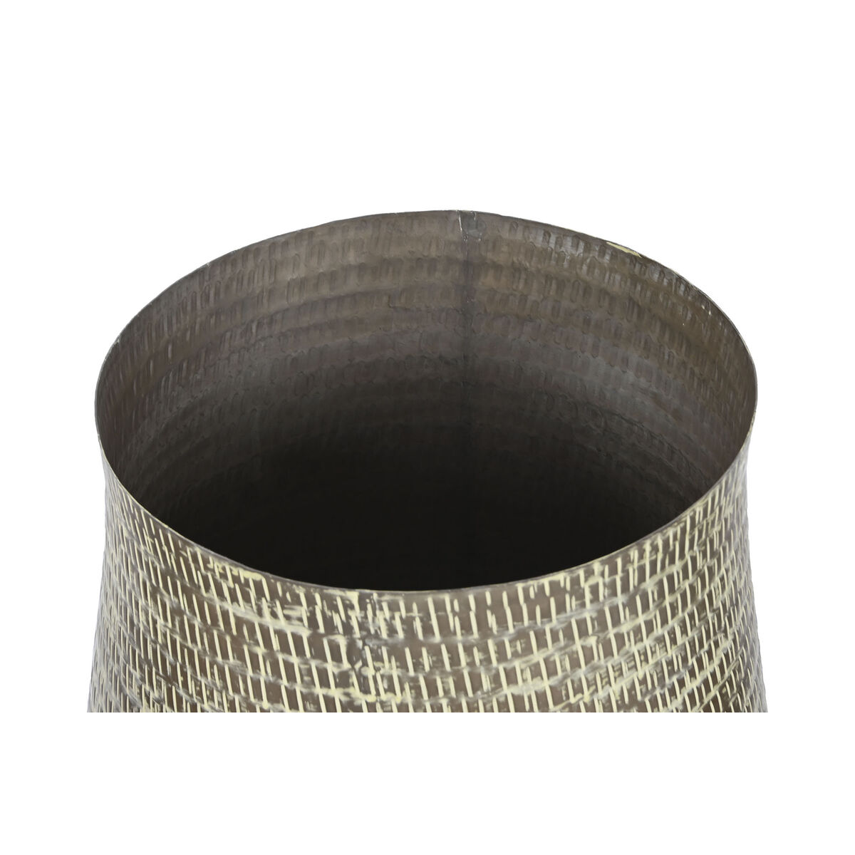 Set de Maceteros Home ESPRIT Verde Aluminio 44 x 44 x 46 cm 2 S3053549_1