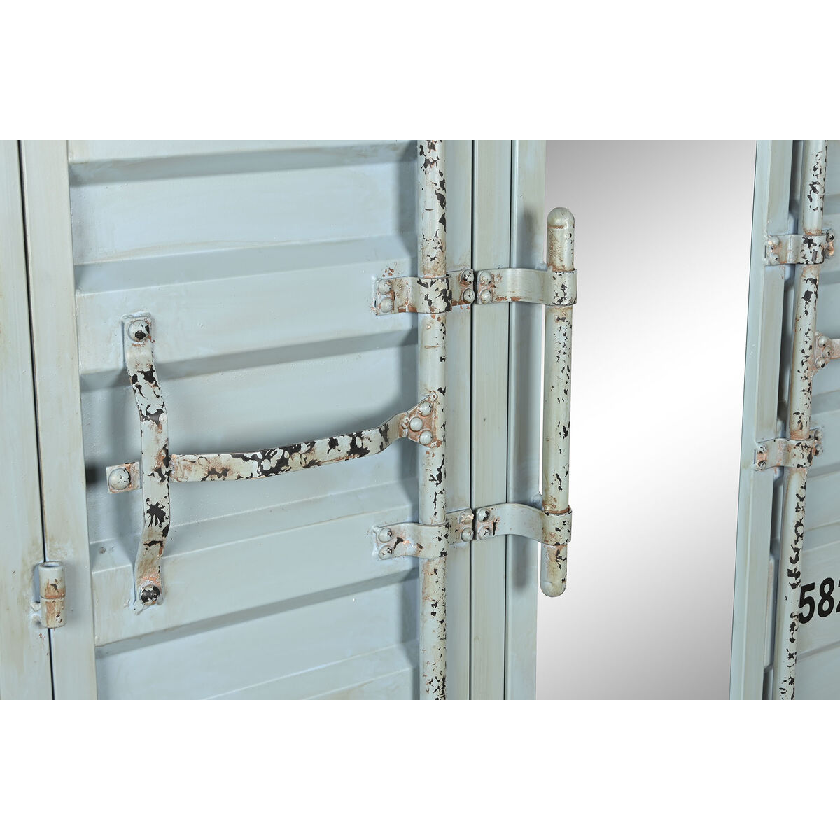 Armario Home ESPRIT Turquesa Azul cielo 112 x 46 x 174 cm 2 S3054279_1