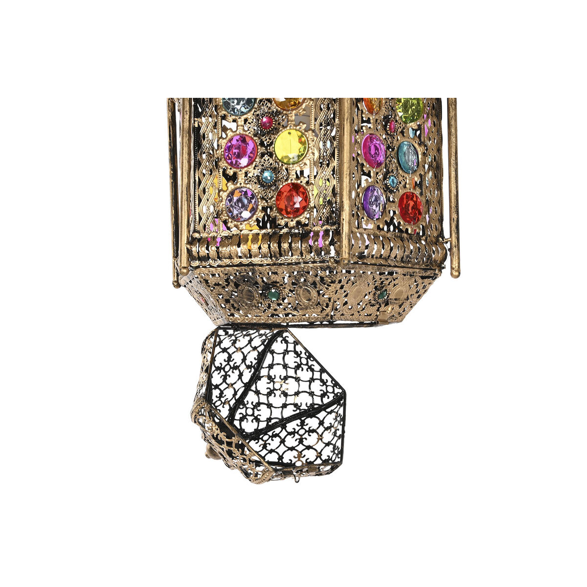 Lámpara de Techo Home ESPRIT Multicolor Dorado Metal 50 W 29 x 26 x 105 cm 2 S3055024_1