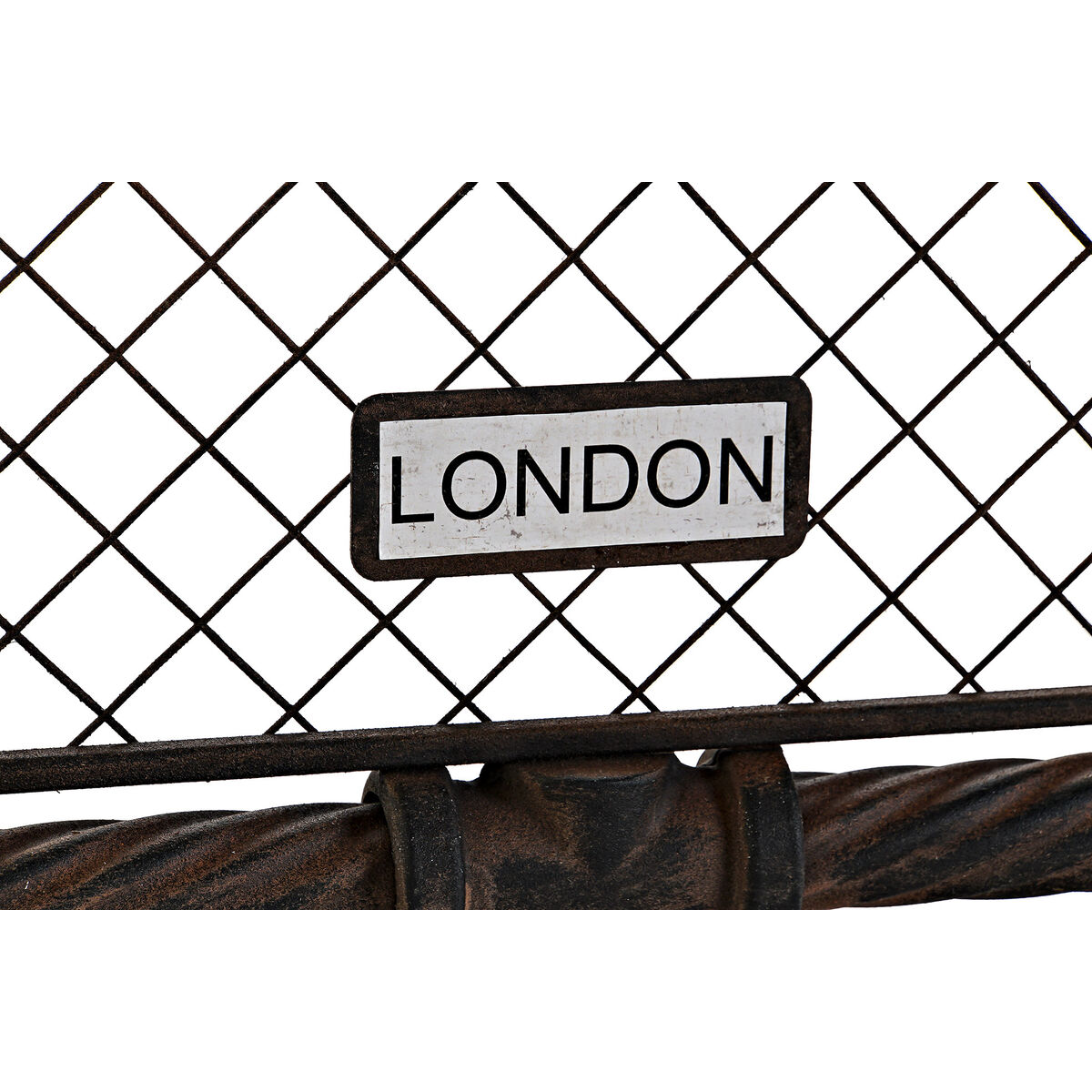 Reloj de Pared Home ESPRIT Gris oscuro Polipropileno Hierro 93 x 5 x 42 cm 4 S3053972_3