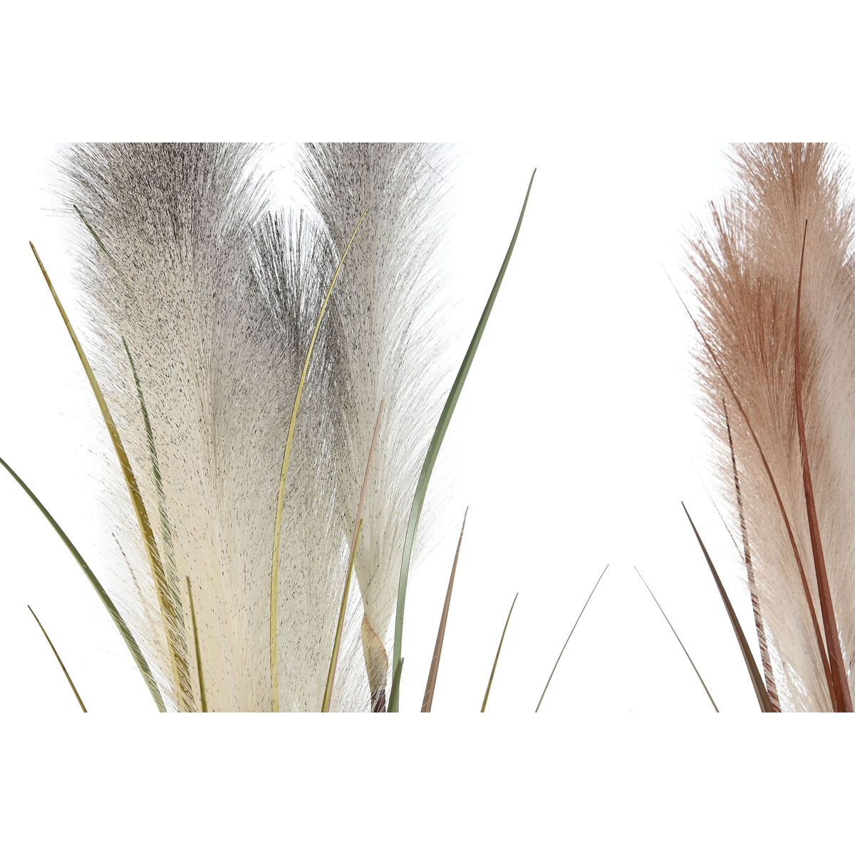 Planta Decorativa Home ESPRIT PVC Polietileno 15 x 15 x 106 cm (2 Unidades) 2 S3053914_1