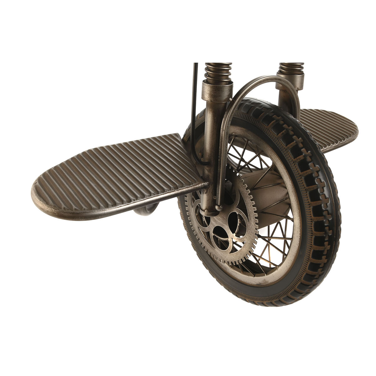 Reloj de Pared Home ESPRIT Negro Plateado Metal 60 x 30 x 78 cm 2 S3054209_1