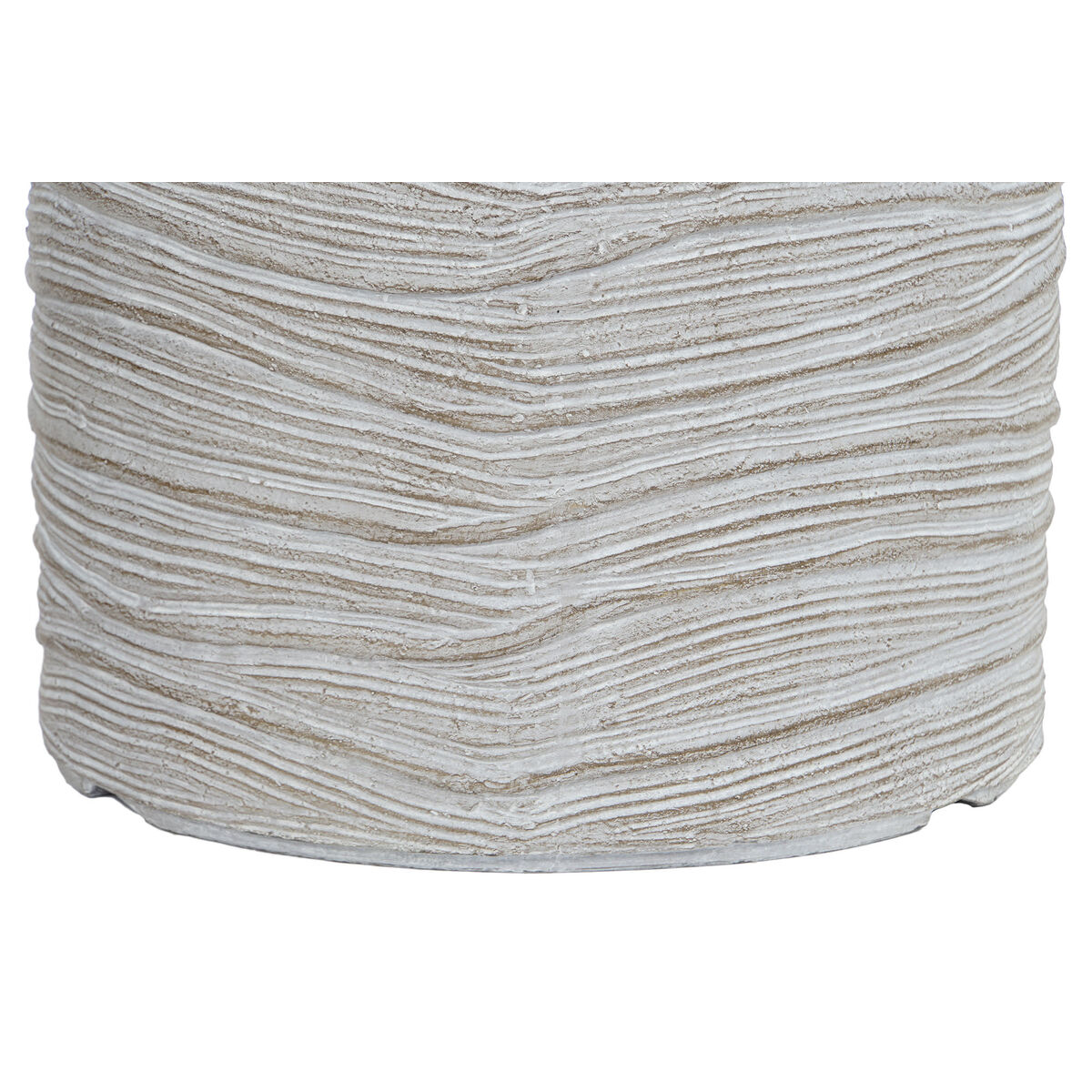 Set de Maceteros Home ESPRIT Beige Fibra de Vidrio Magnesio 44,5 x 44,5 x 44 cm (3 Unidades) 3 S3054525_2