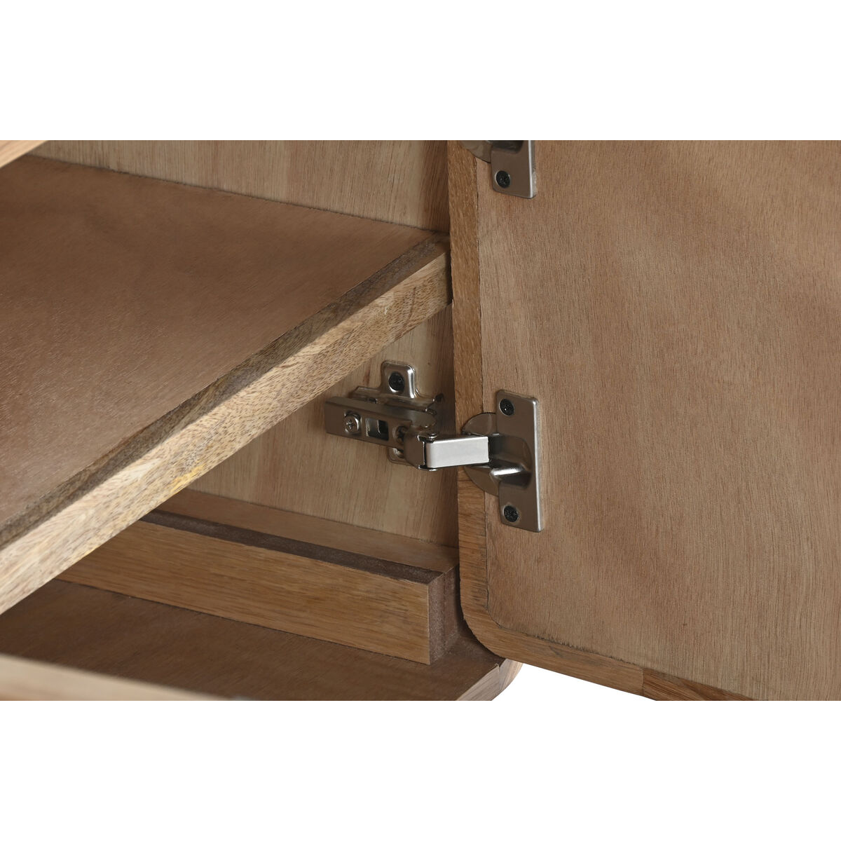 Mueble de TV Home ESPRIT Natural Ratán Roble 157 x 40 x 46 cm 7 S3056648_6