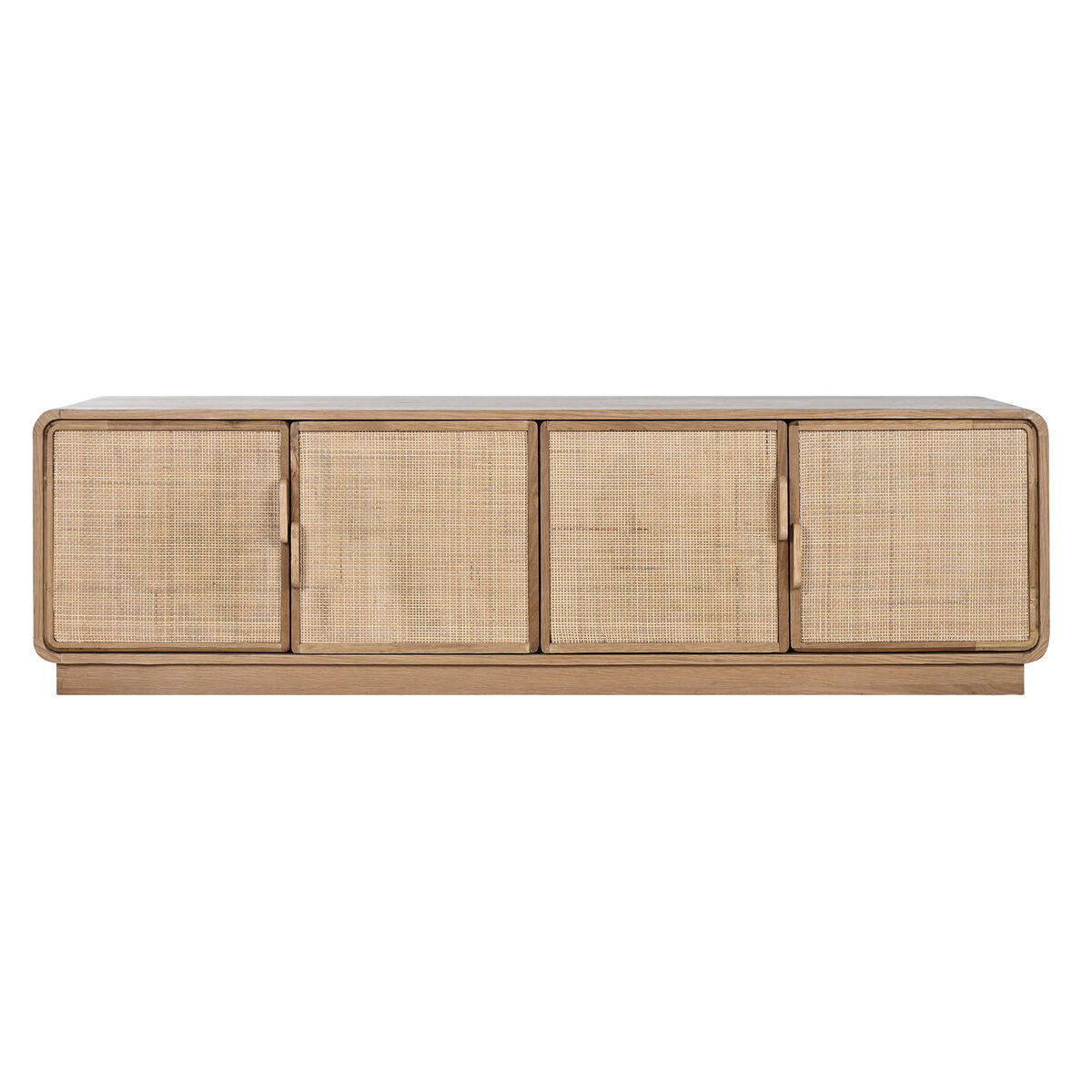 Mueble de TV Home ESPRIT Natural Ratán Roble 157 x 40 x 46 cm 10 S3056648_9