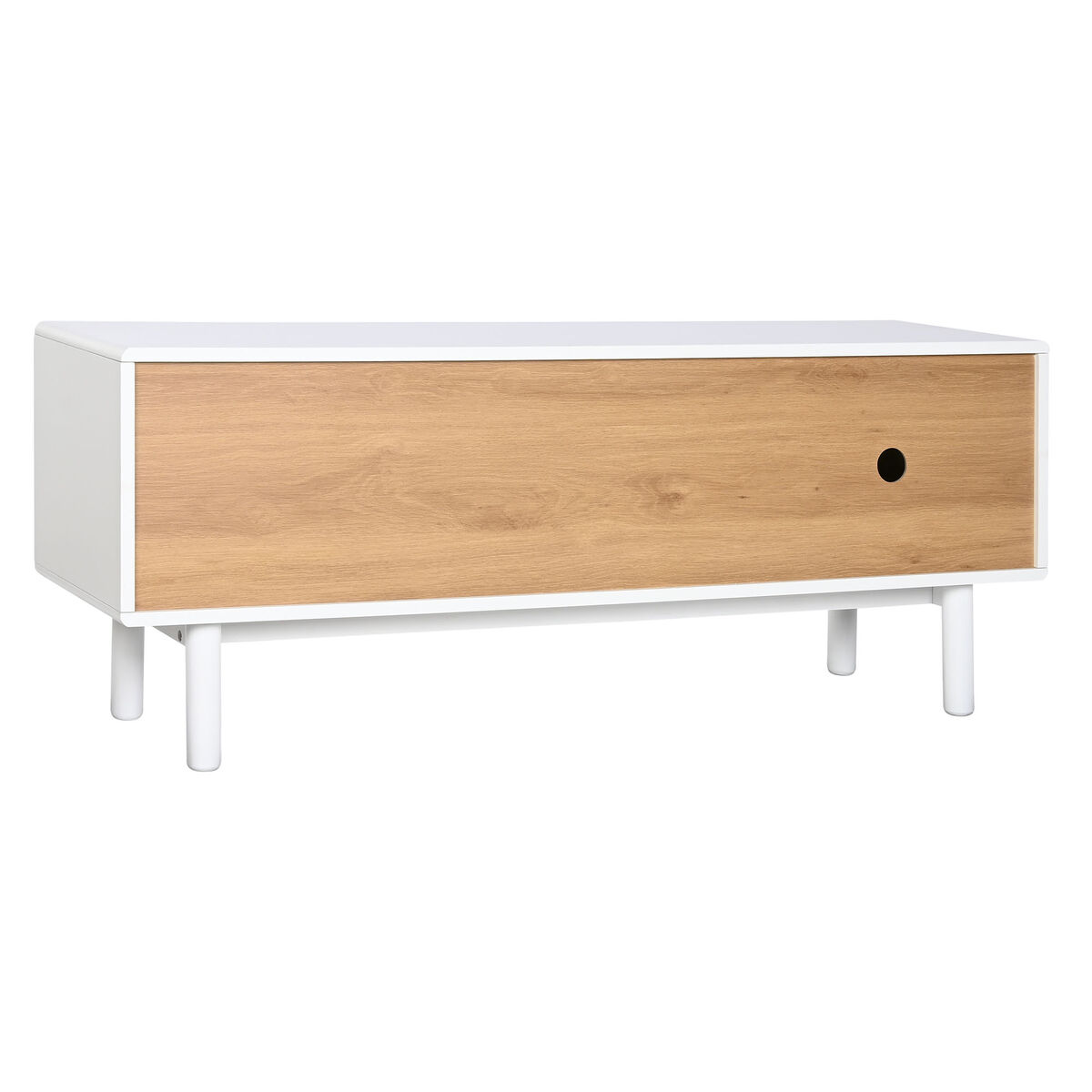 Mueble de TV Home ESPRIT Blanco Natural Polipropileno Madera MDF 140 x 40 x 55 cm 2 S3056993_1