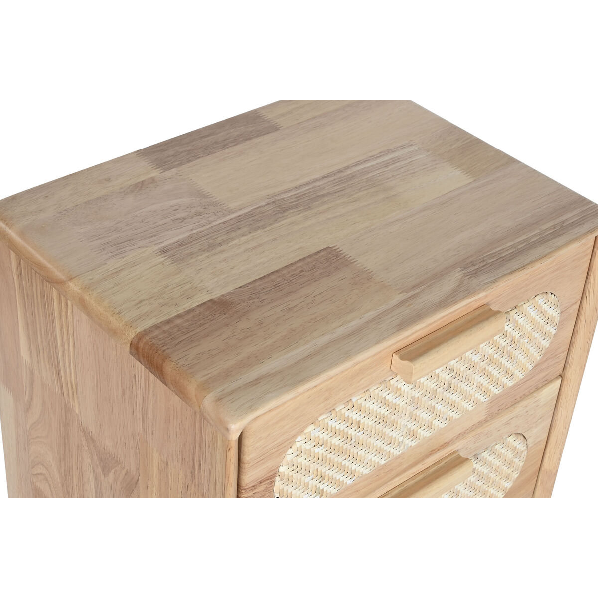 Cajonera Home ESPRIT Natural Metal Madera de caucho 40 x 30 x 78 cm 3 S3054682_2