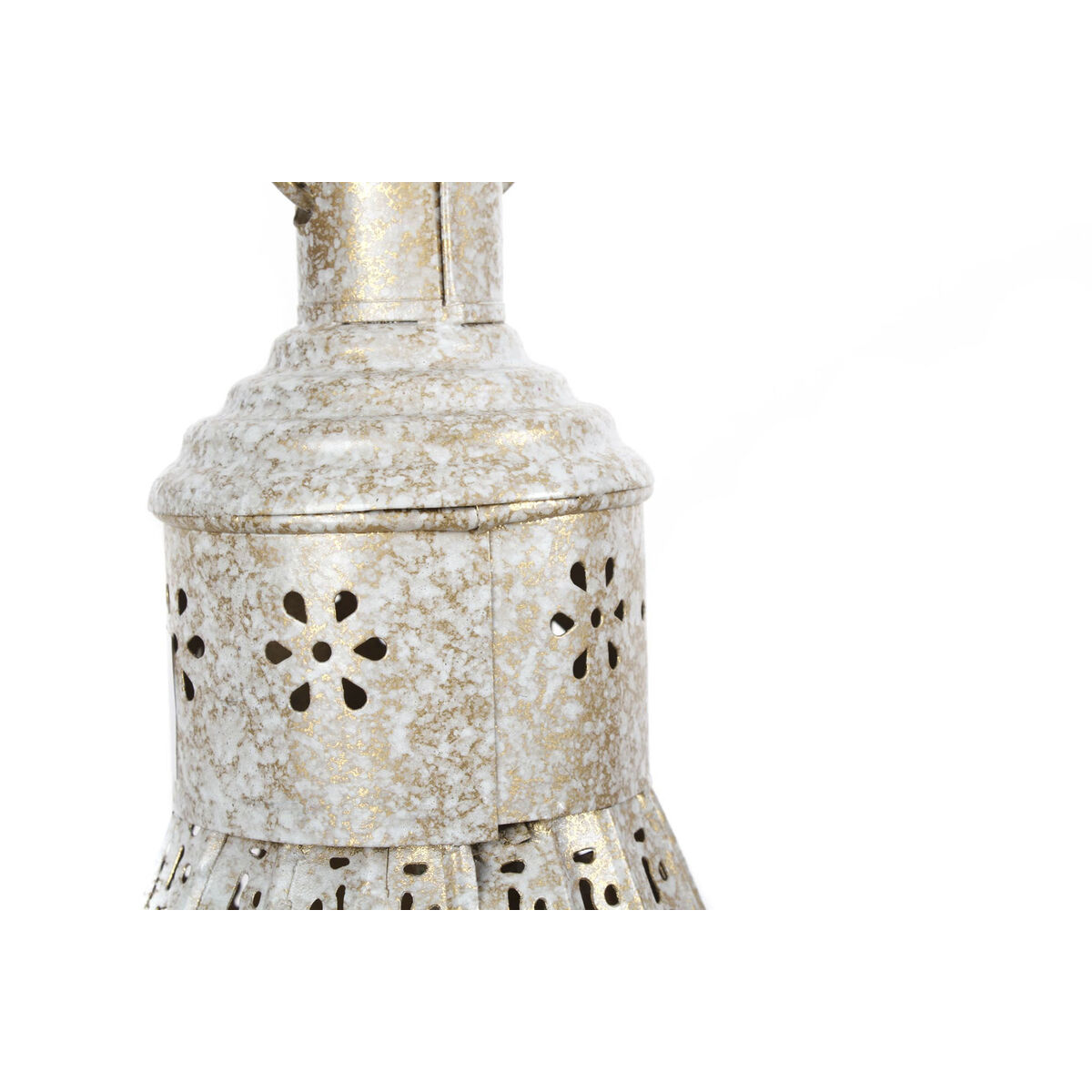 Lámpara de Techo Home ESPRIT Blanco Dorado Metal 40 W 40 x 40 x 55 cm 3 S3057546_2