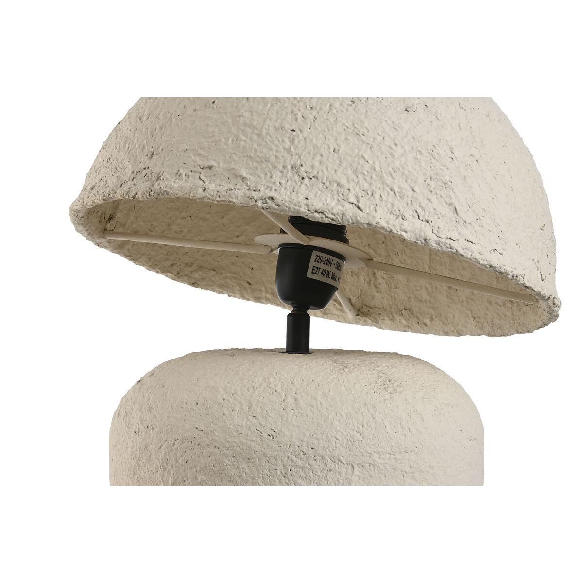 Lámpara de mesa Home ESPRIT Blanco Papel Hierro 50 W 220 V 30 x 30 x 53 cm 2 S3056464_1