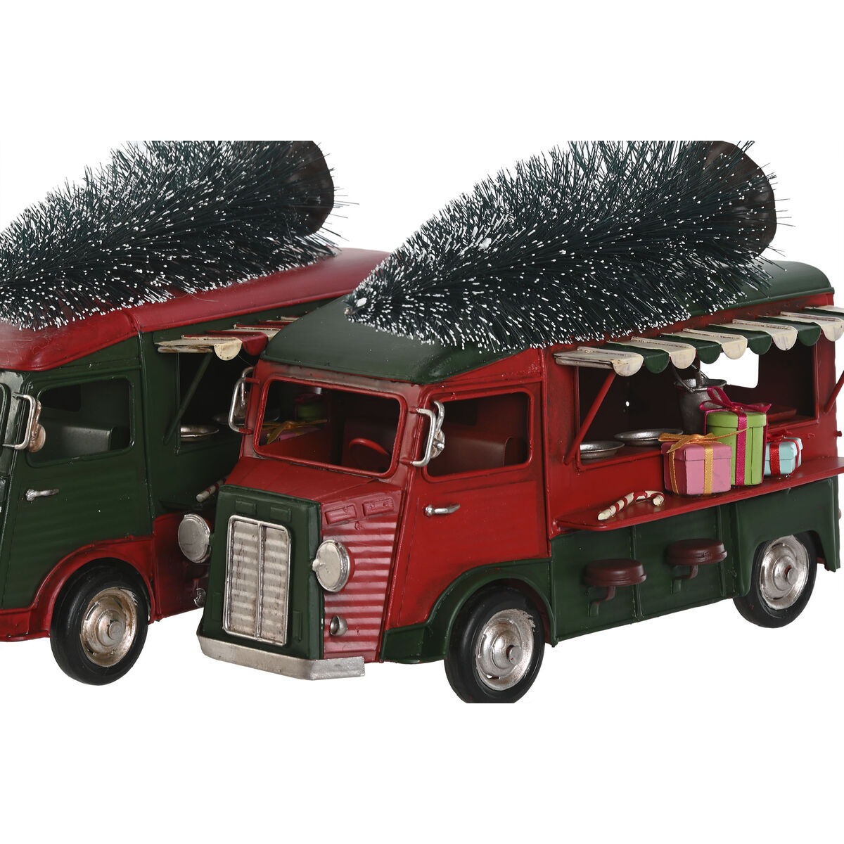 Adorno Navideño Home ESPRIT Rojo Verde 26 x 14,5 x 20 cm (2 Unidades) 2 S3058652_1