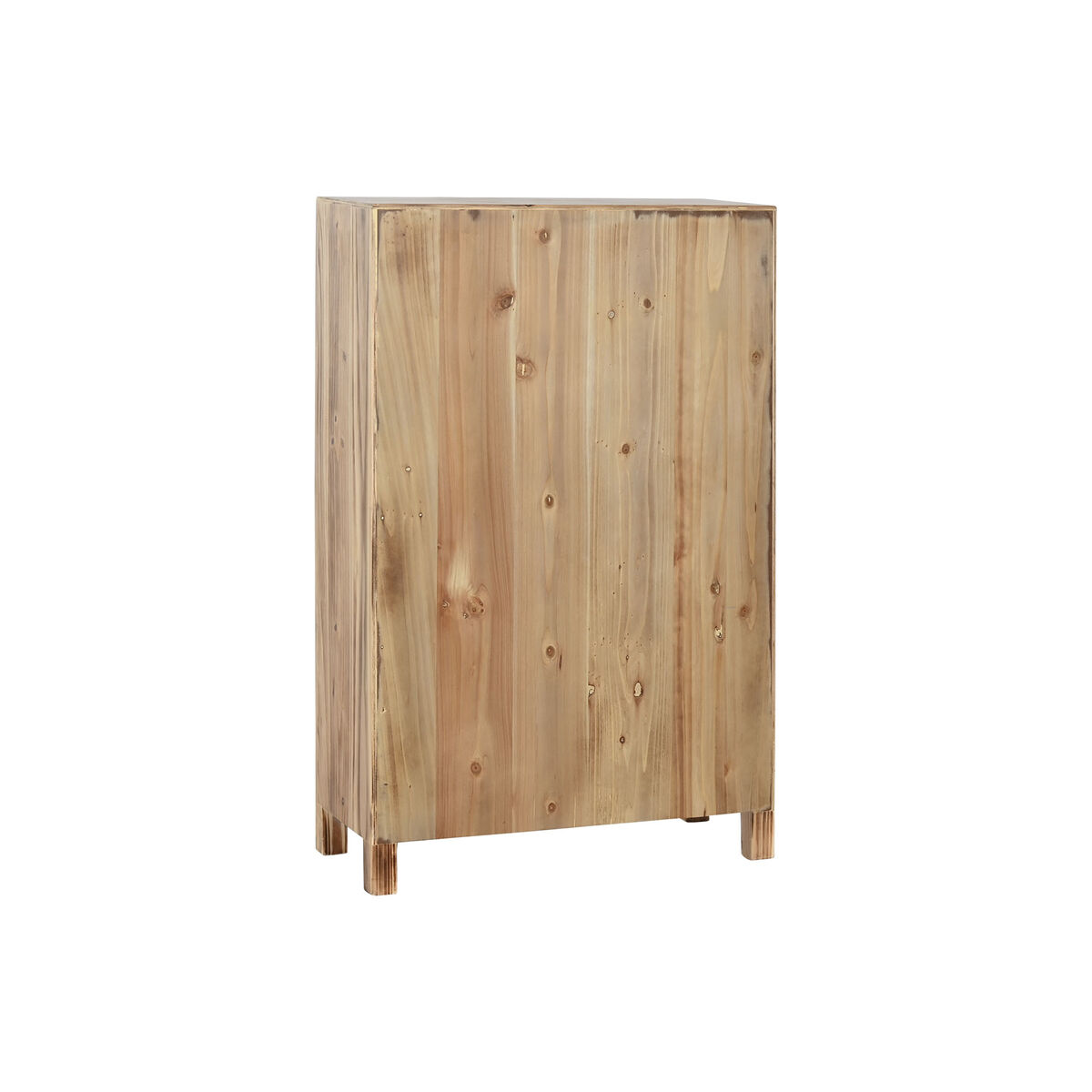 Cajonera Home ESPRIT Negro Natural Abeto Madera MDF Oriental 63 x 27 x 101 cm 2 S3057718_1