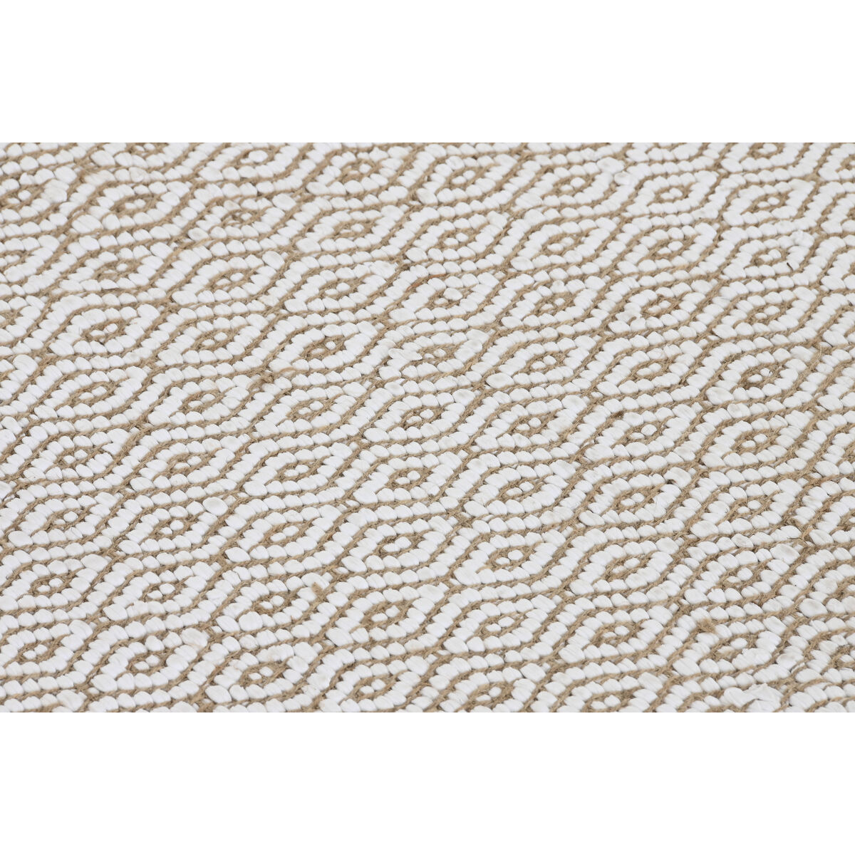 Alfombra Home ESPRIT Blanco Natural 150 x 1 x 230 cm 3 S3058358_2