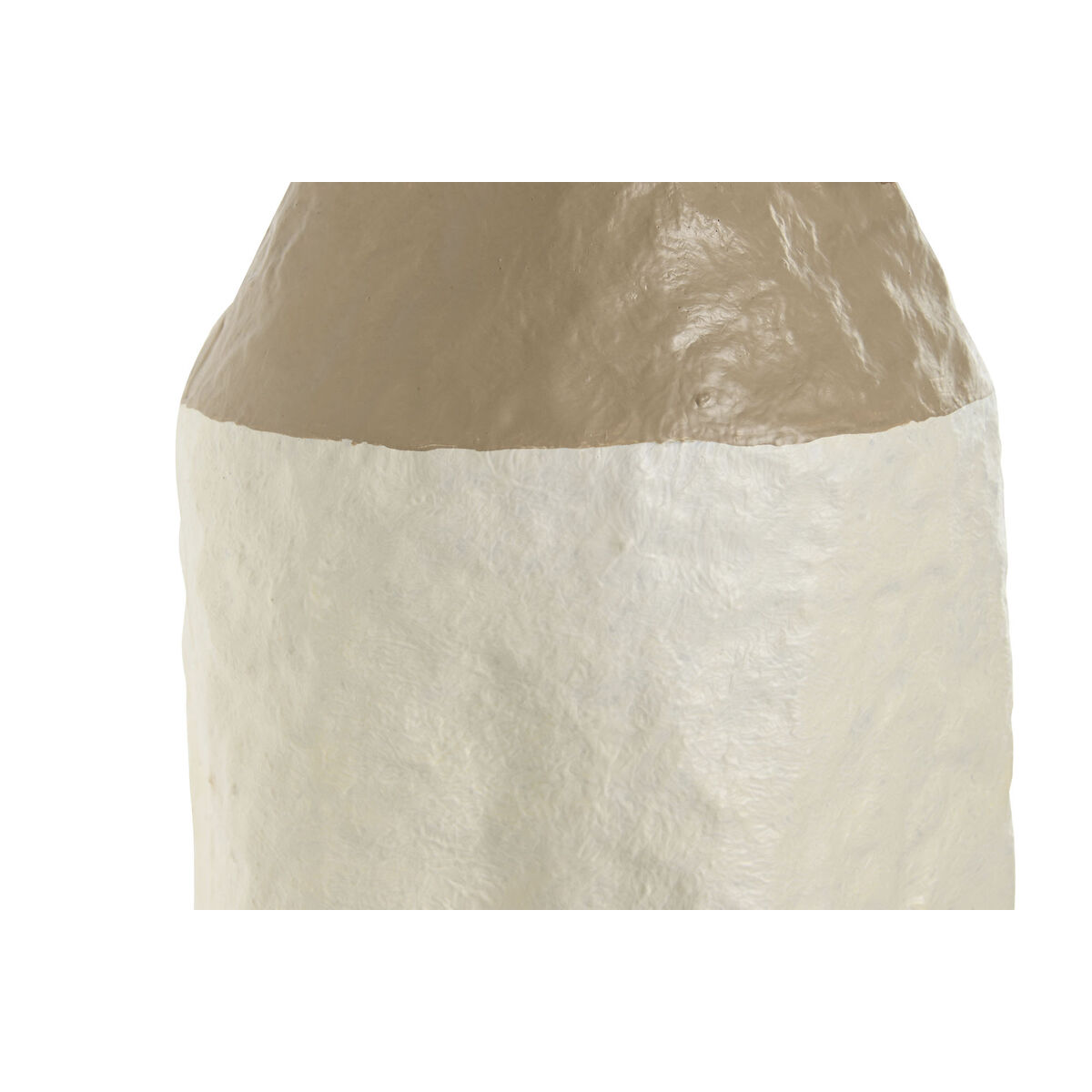 Set de 3 Jarrones Home ESPRIT Blanco Dorado Metal 14 x 14 x 67 cm (3 Piezas) 3 S3058421_2