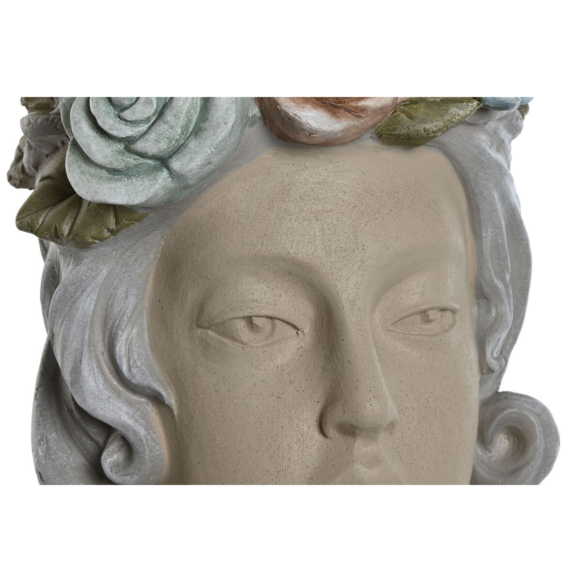 Macetero Home ESPRIT Multicolor Crema Magnesio chica 32 X 30 X 48 cm 2 S3059113_1