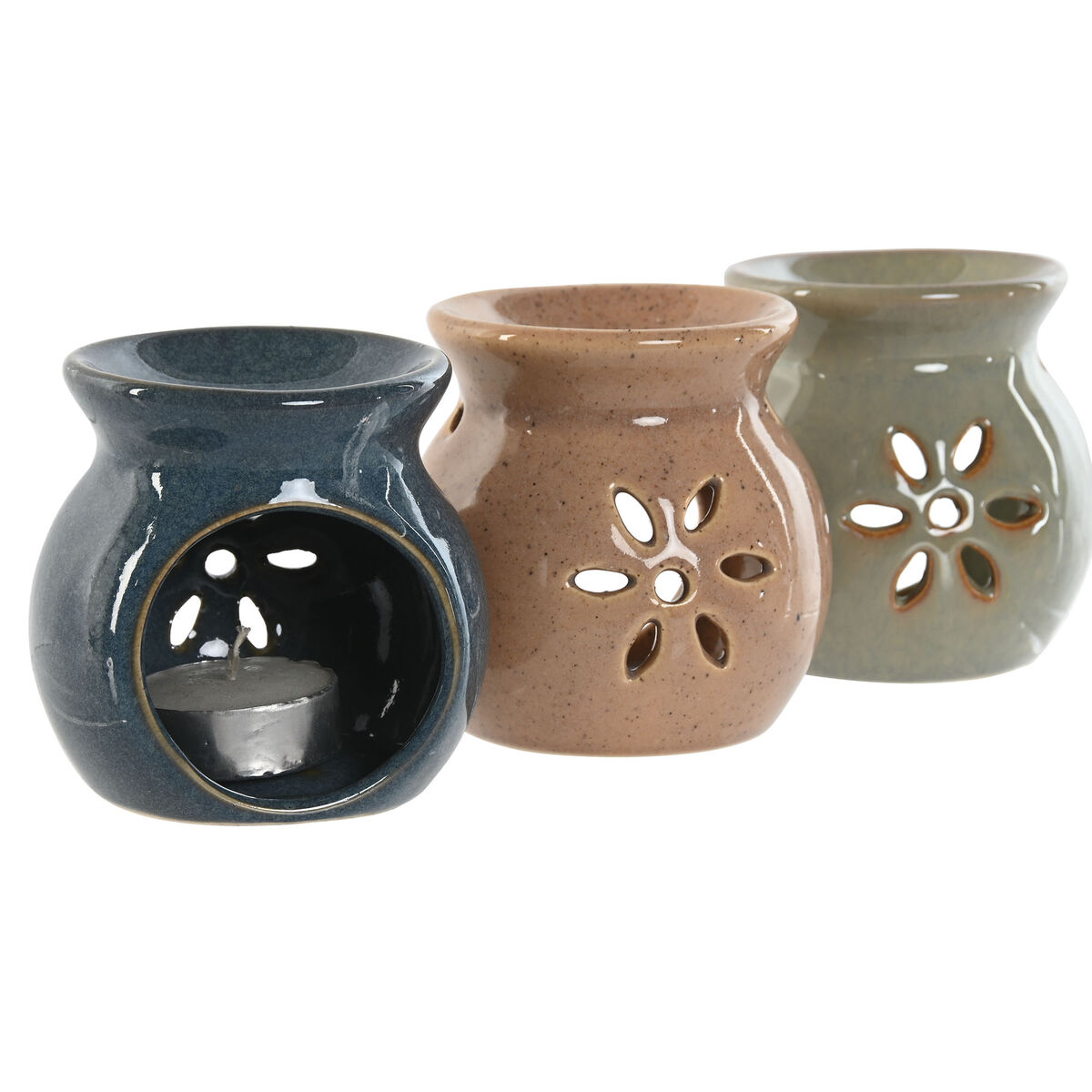 Quemador de esencias Home ESPRIT 11 x 6 x 24,5 cm (3 Unidades) 3 S3059800_2