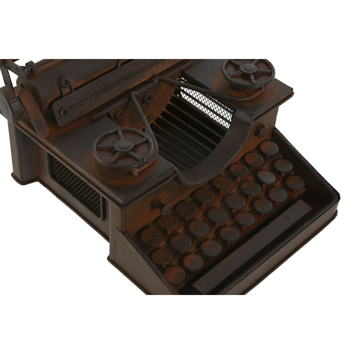 Figura Decorativa Home ESPRIT Bronce Vintage Máquina de escribir 15 x 18 x 12 cm 2 S3059487_1