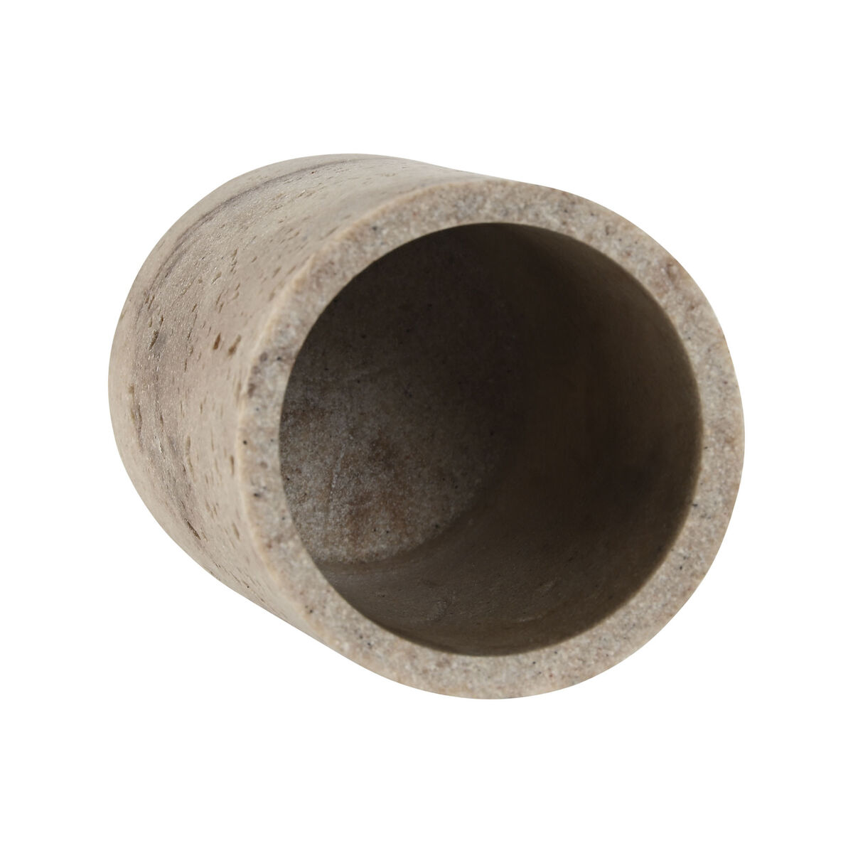 Vaso Home ESPRIT Crema Resina 7 x 7 x 10 cm 3 S3058975_2