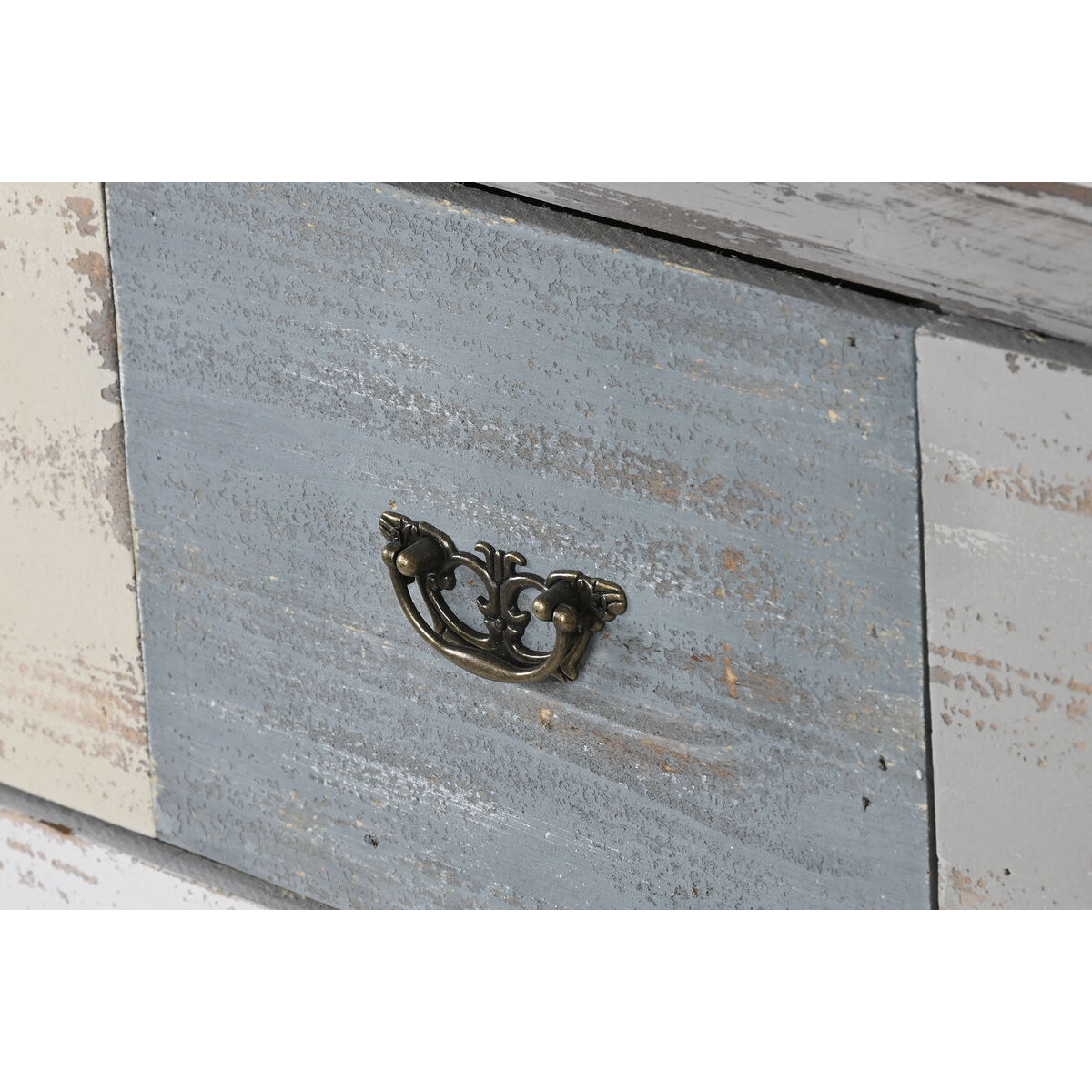 Cajonera Home ESPRIT Gris Multicolor Cottage 100 x 40 x 80 cm 3 S3058643_2