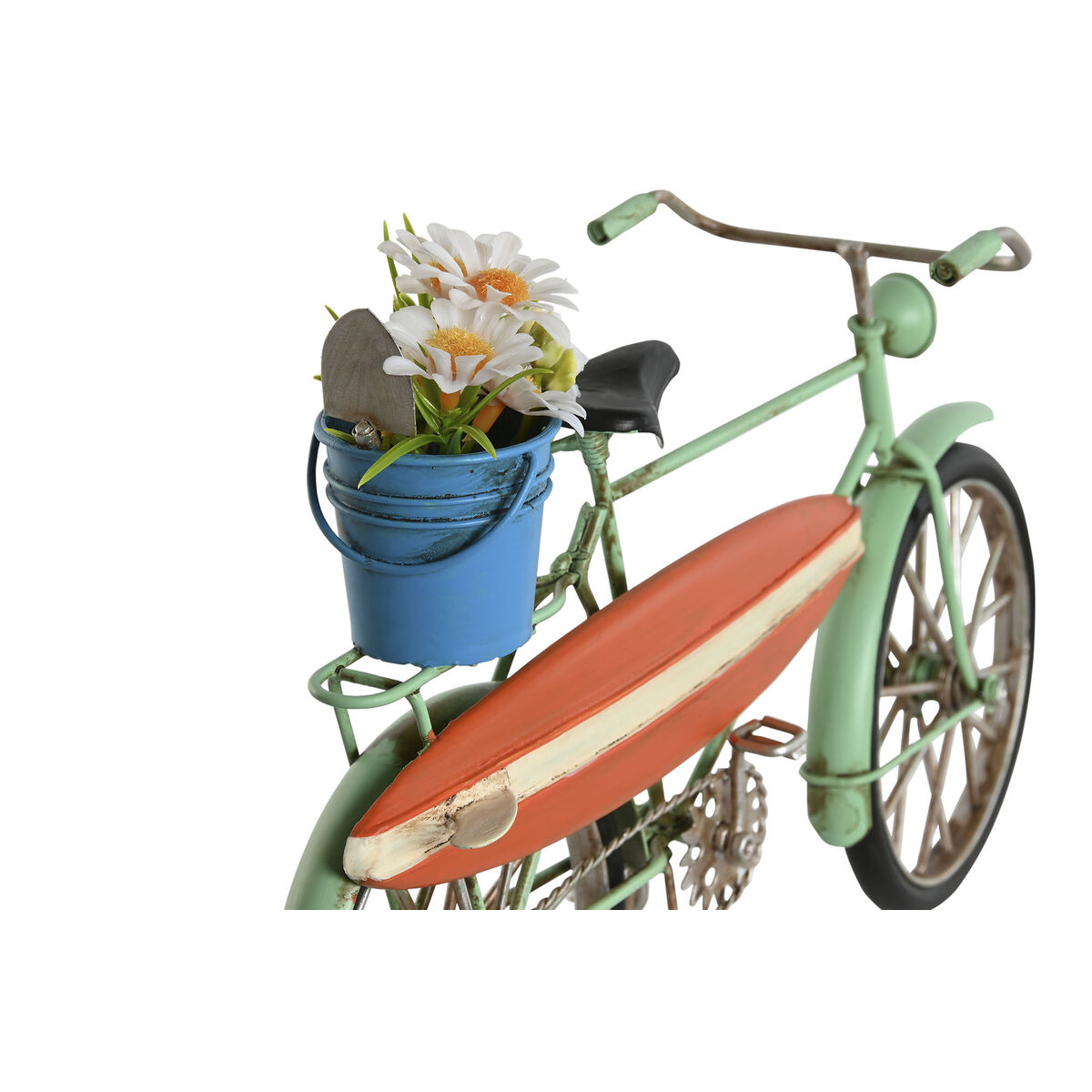 Figura Decorativa Home ESPRIT Azul Verde Naranja 31 x 8,5 x 19 cm (3 Unidades) 4 S3059867_3