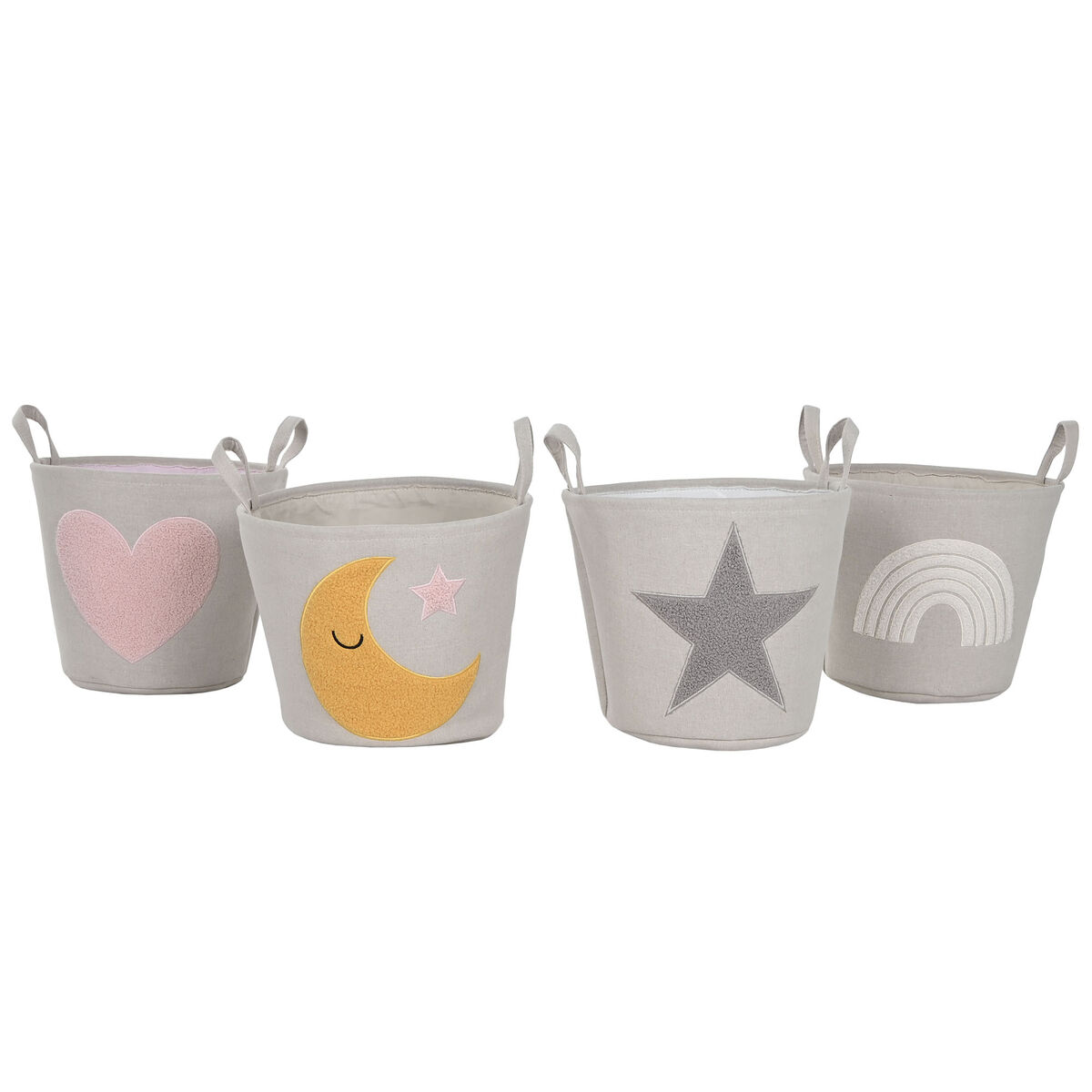 Cesta Decorativa Home ESPRIT Multicolor 36 x 36 x 40 cm (4 Unidades) 4 S3060484_3