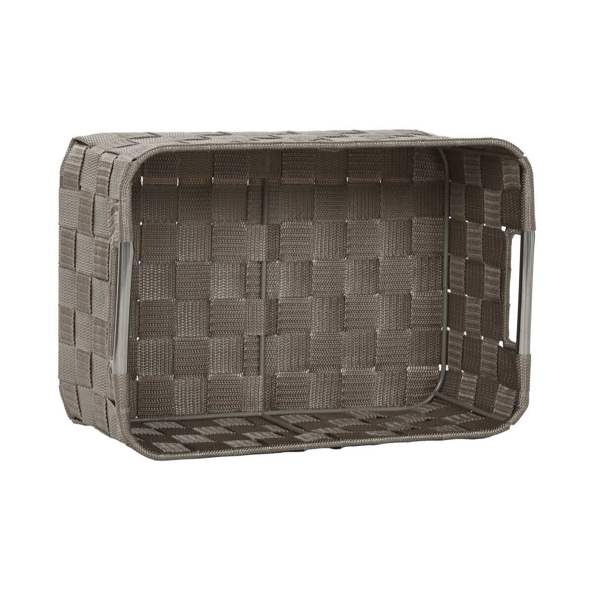 Juego de Cestas Home ESPRIT Verde Gris Crema Metal Polipropileno 38 x 28 x 17 cm 3 Piezas (3 Unidades) 4 S3060695_3